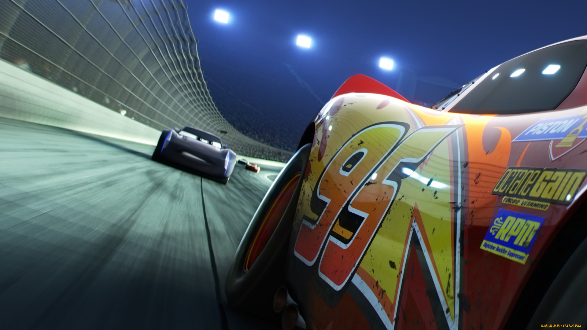 мультфильмы, cars, 3, animated, film, car, lightning, mcqueen, disney, cinema, cars, 3, movie, speed, race