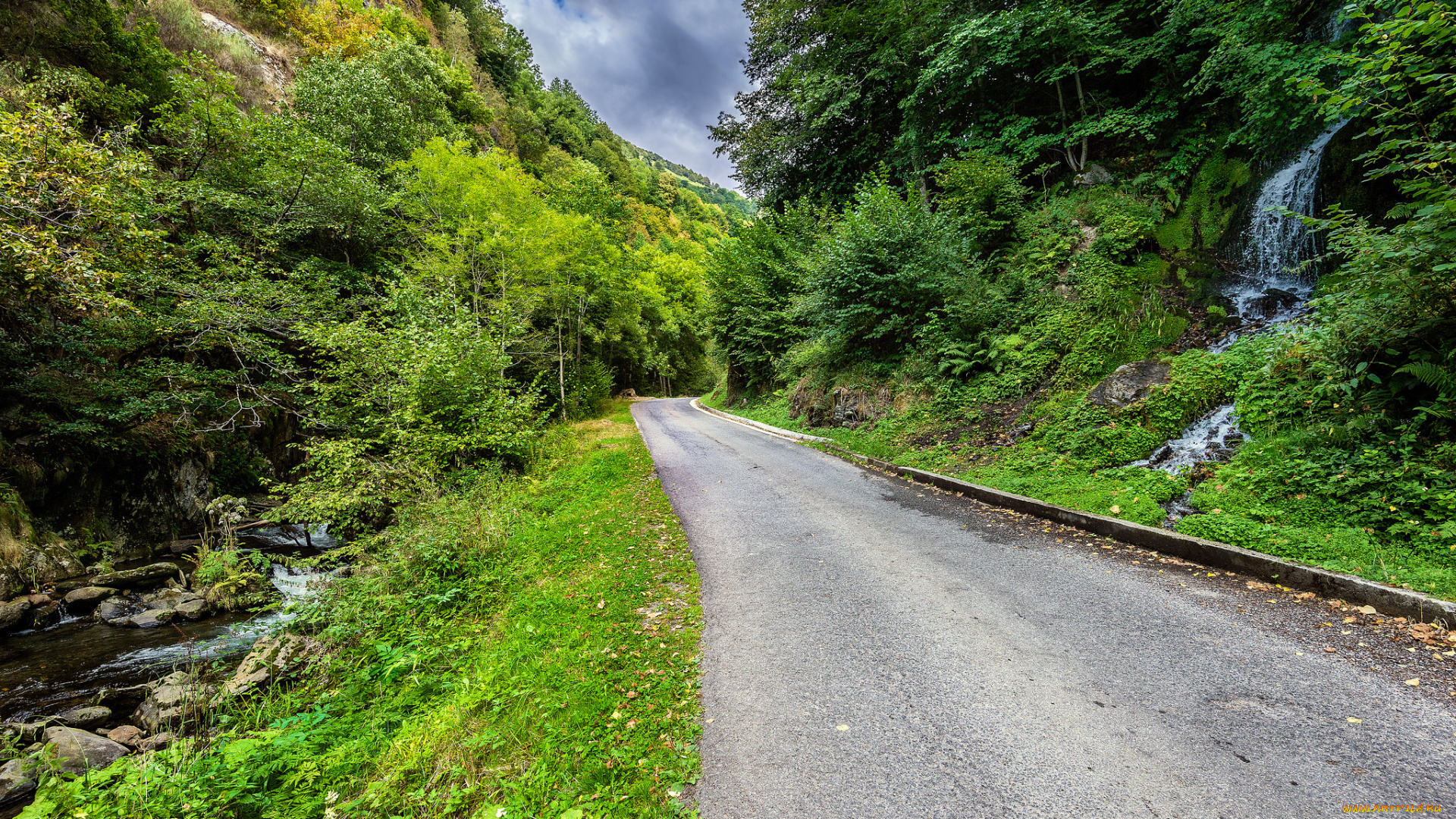 природа, дороги, тракт