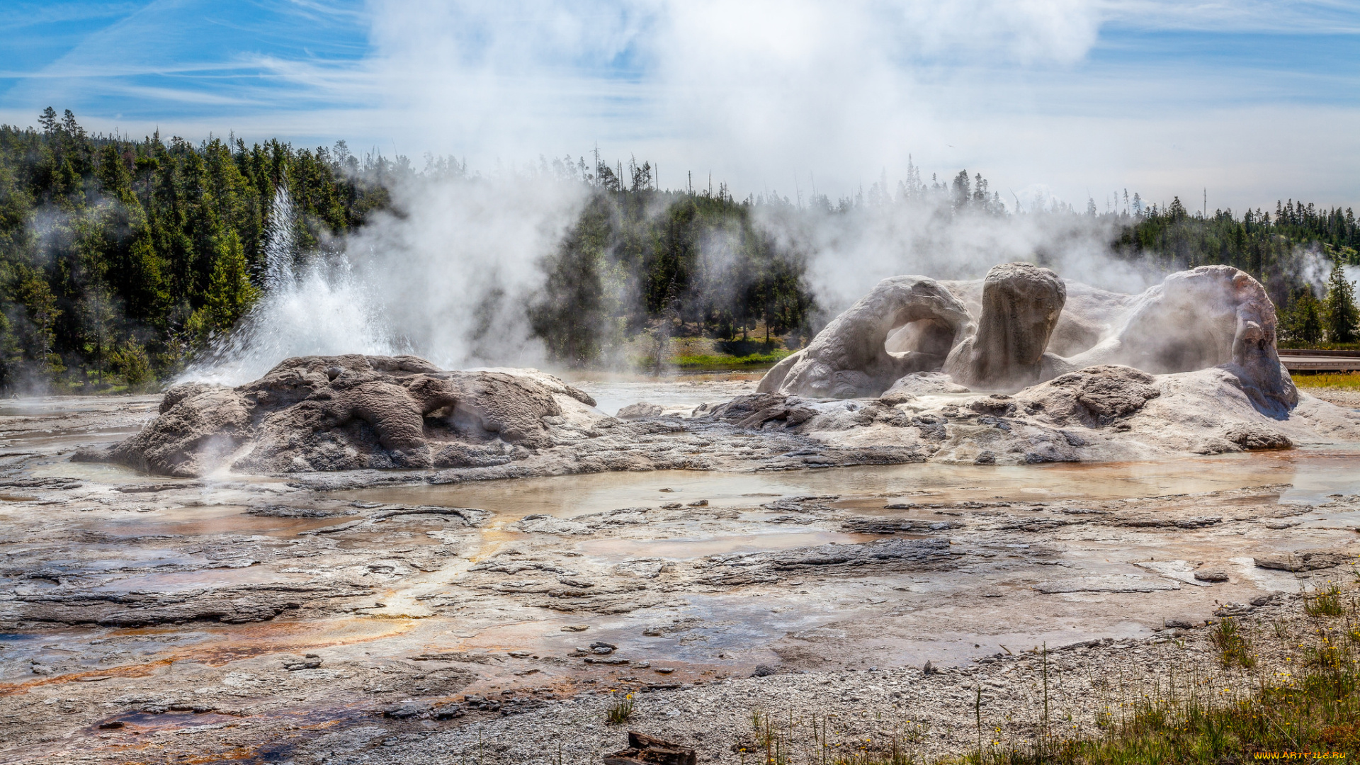 природа, побережье, море, берег