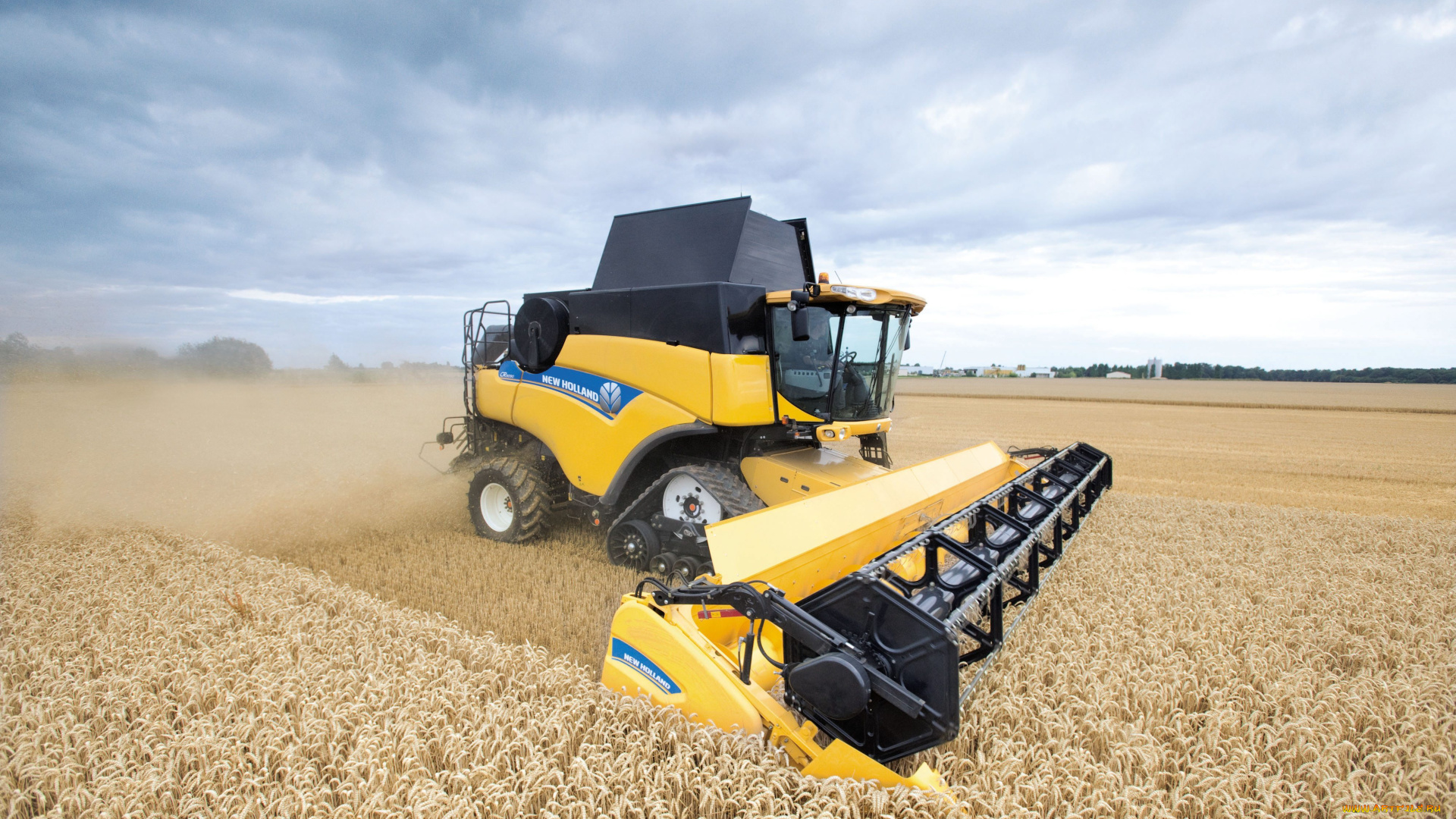 техника, комбайны, new, holland