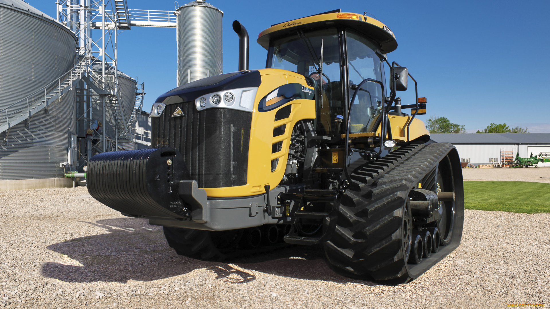 техника, тракторы, на, гусенецах, challenger