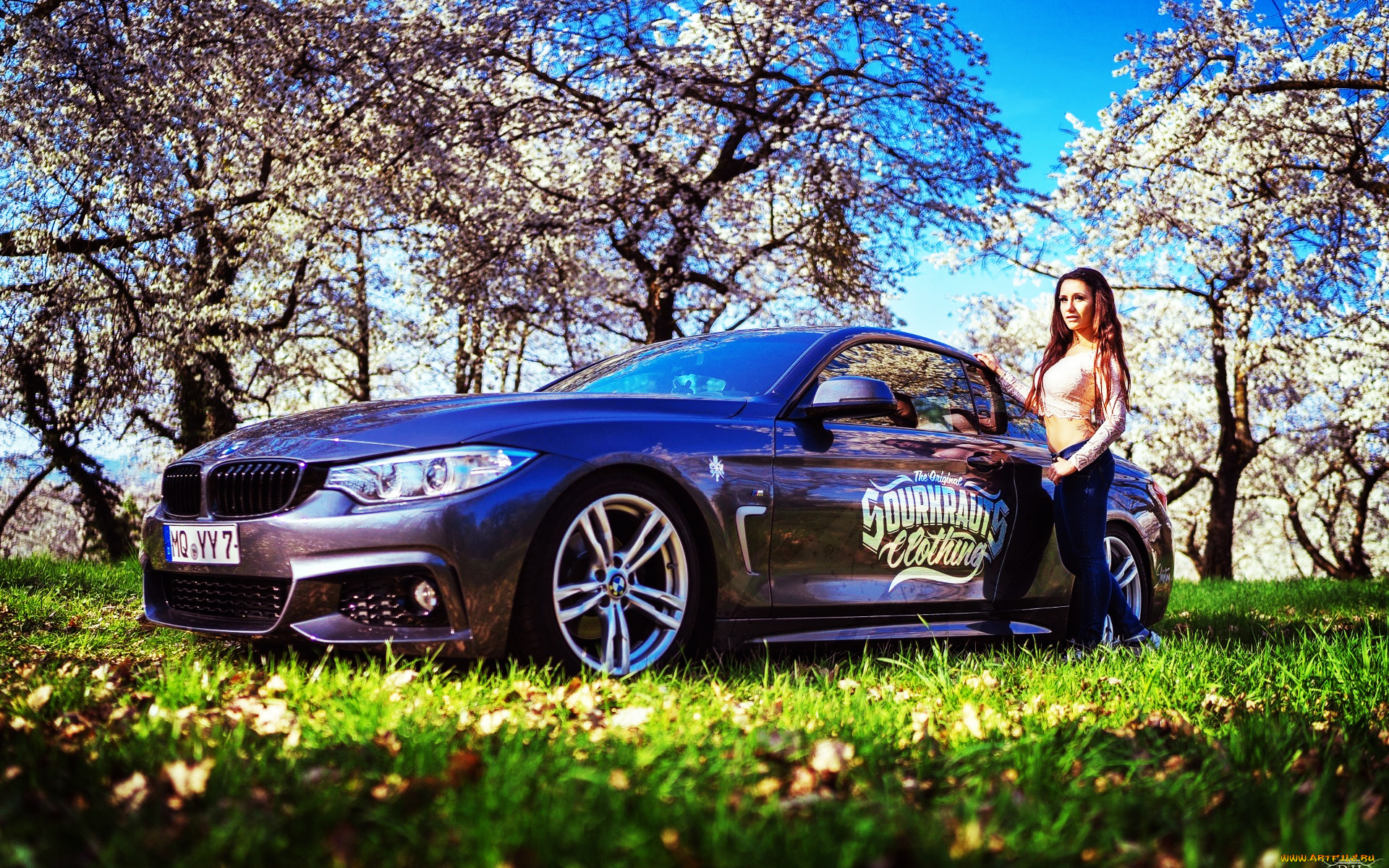 bmw, girl, 10, автомобили, -авто, с, девушками, girl, bmw, синий