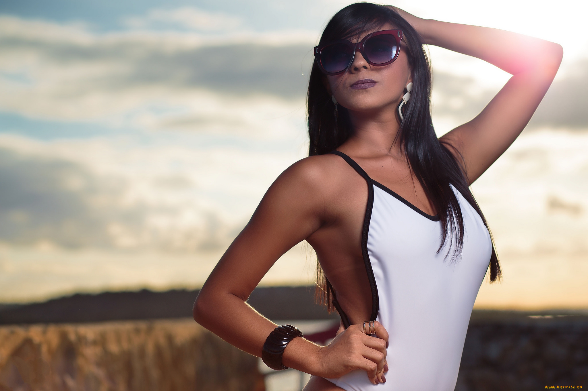 девушки, -unsort, , брюнетки, , шатенки, взгляд, лицо