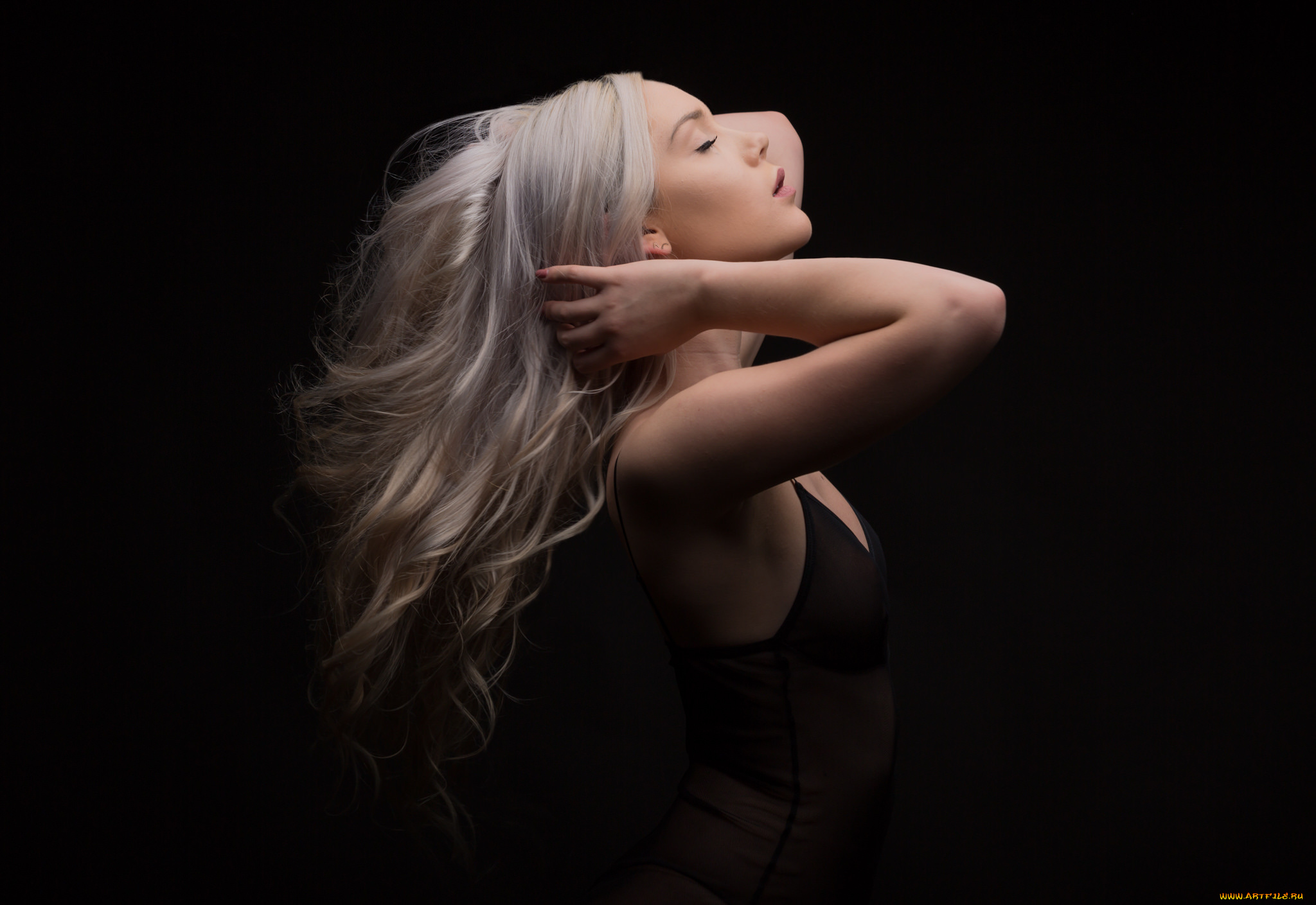 девушки, -unsort, , блондинки, лицо, взгляд