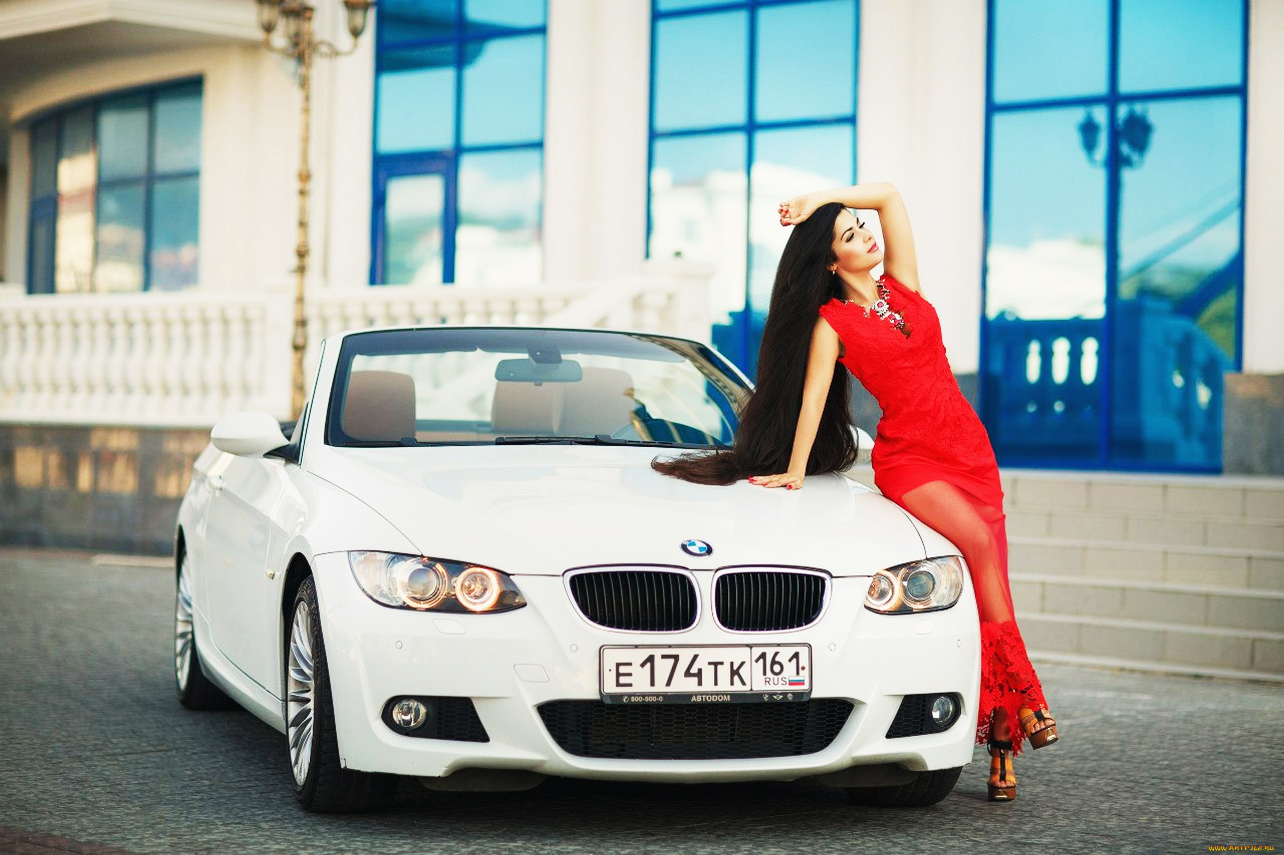 bmw, girl, 43, автомобили, -авто, с, девушками, girl, белый, bmw