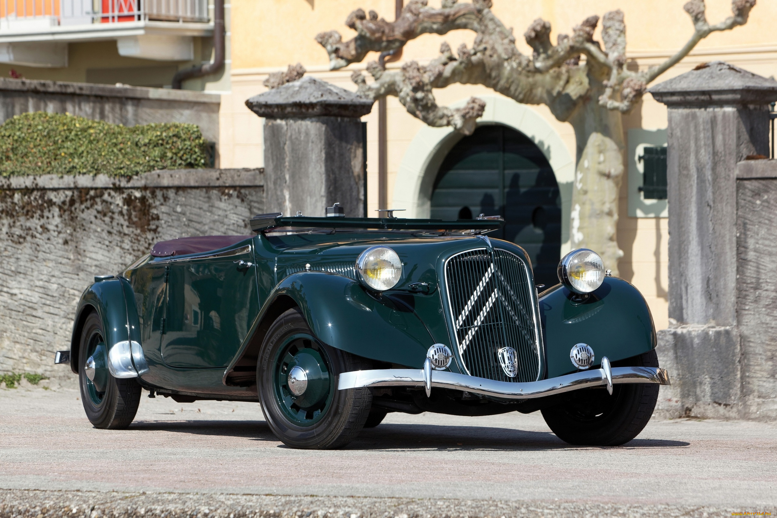 автомобили, классика, синий, дорога, дом, автомобиль