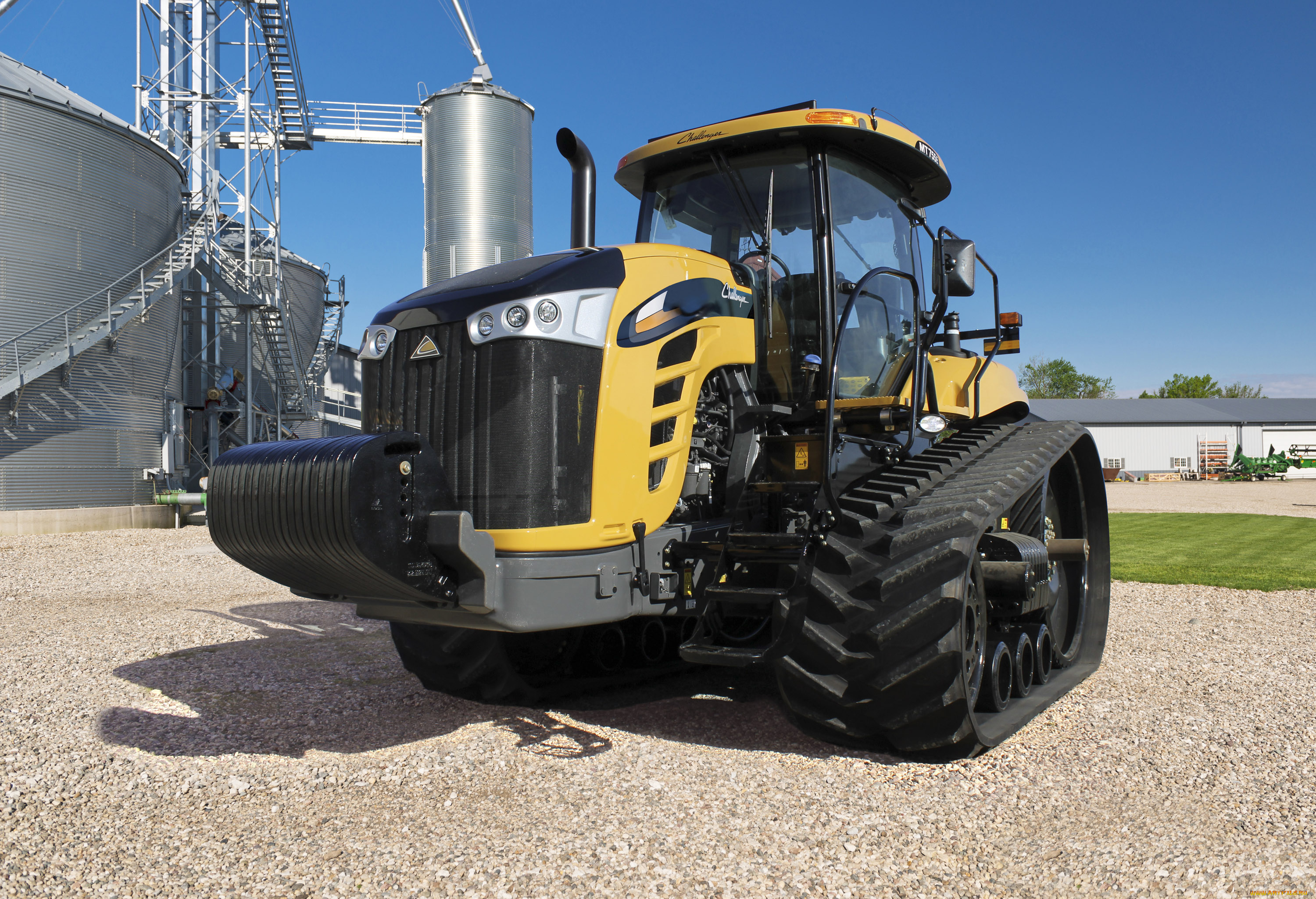 техника, тракторы, на, гусенецах, challenger