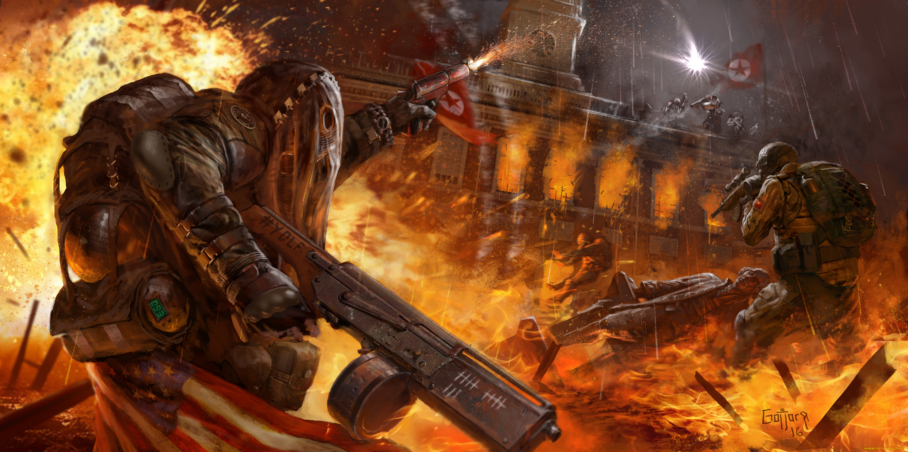 видео, игры, homefront, , the, revolution, шутер, action, the, revolution