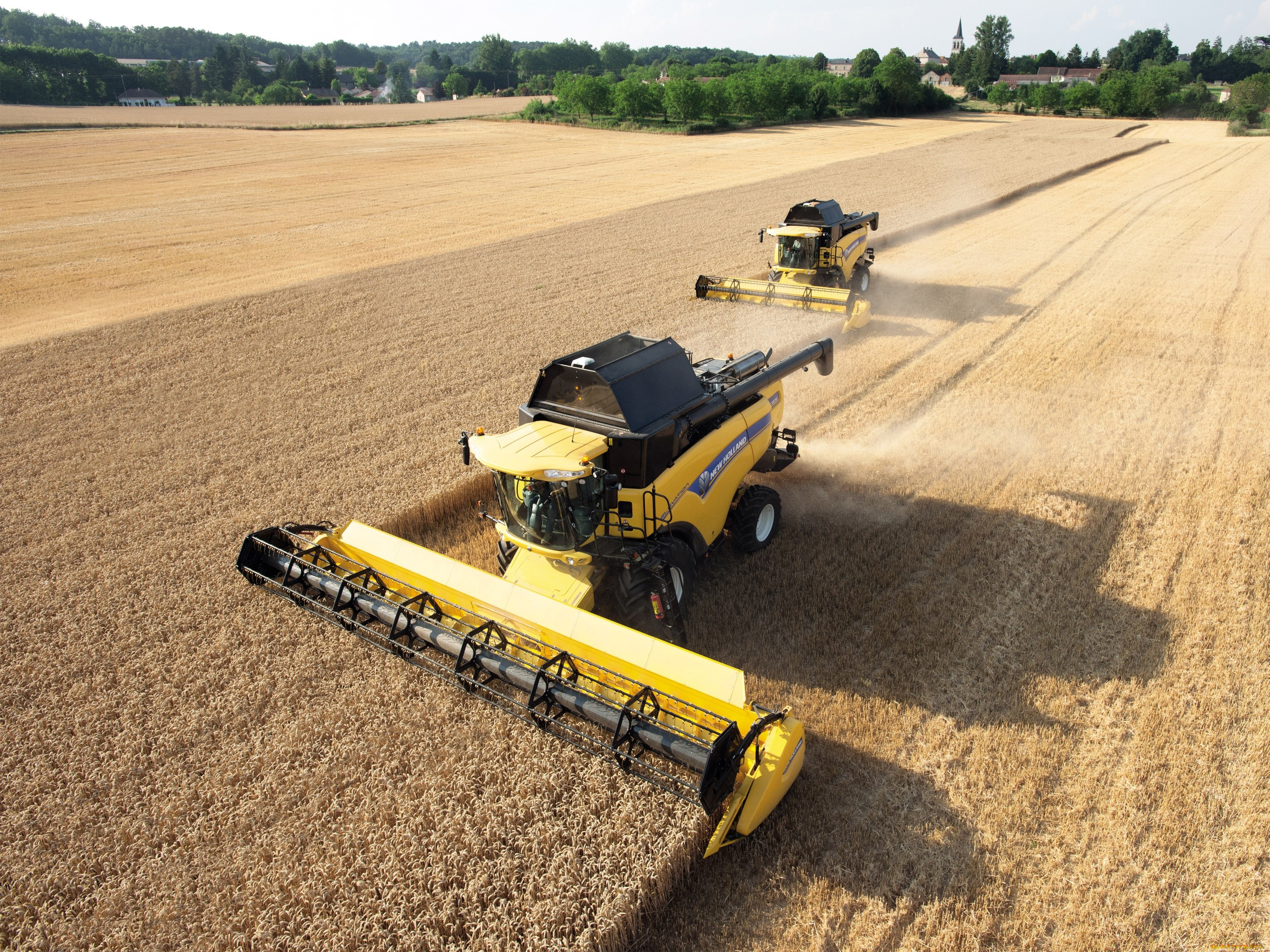 техника, комбайны, new, holland