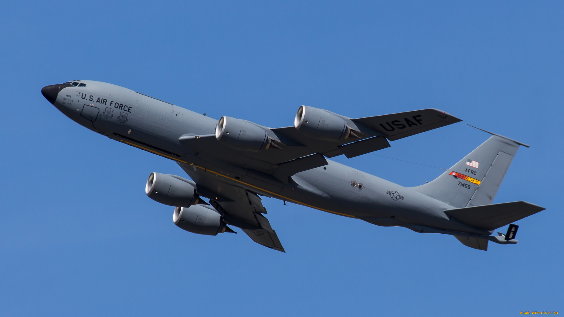 kc-135r, stratotanker, авиация, военно-транспортные, самолёты, танкер