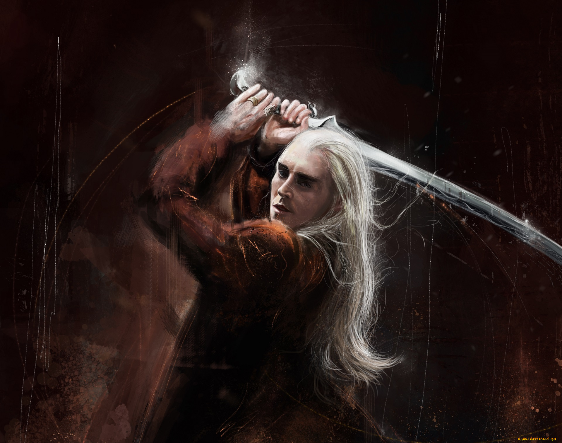 фэнтези, эльфы, трандуил