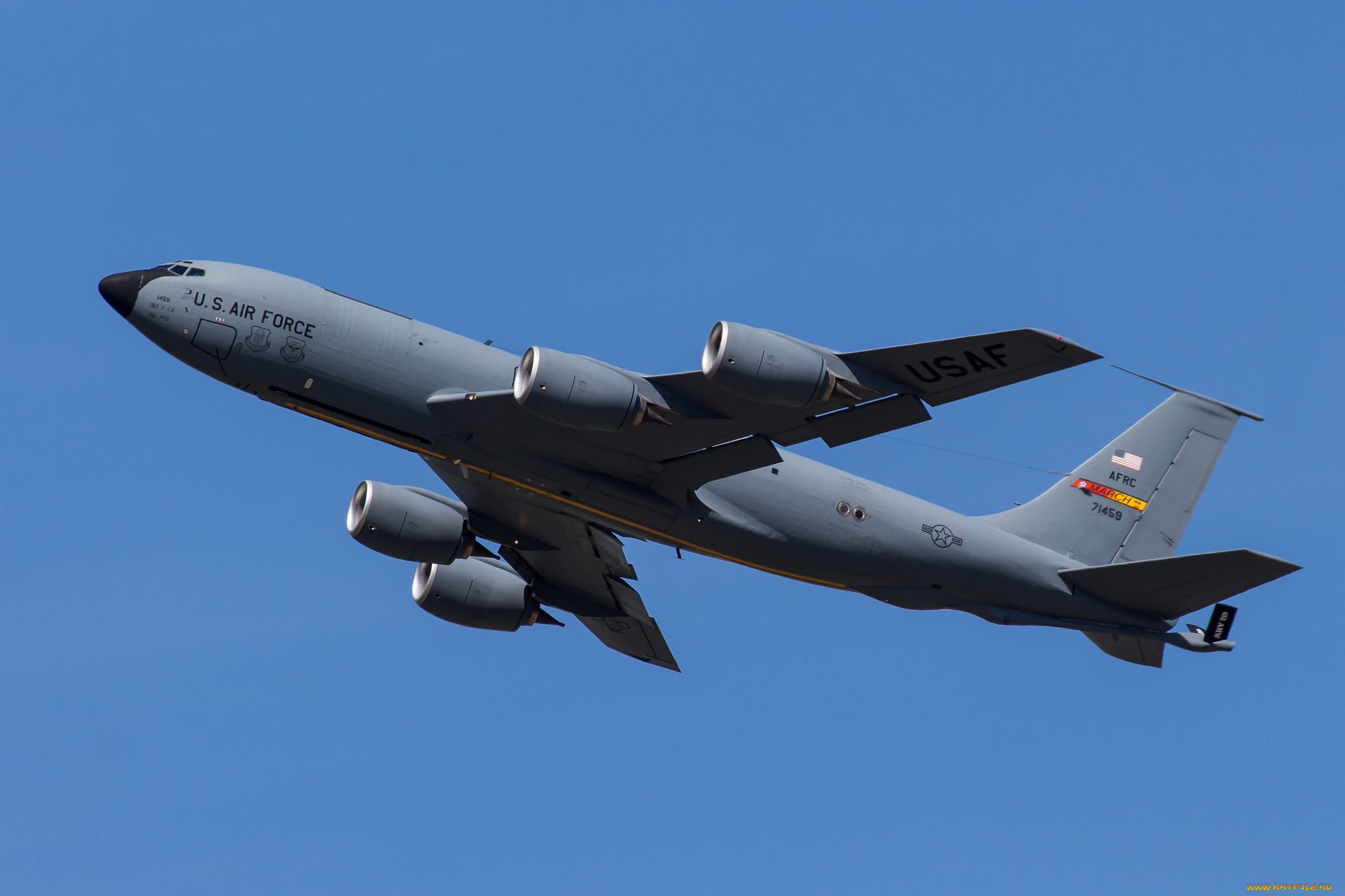kc-135r, stratotanker, авиация, военно-транспортные, самолёты, танкер