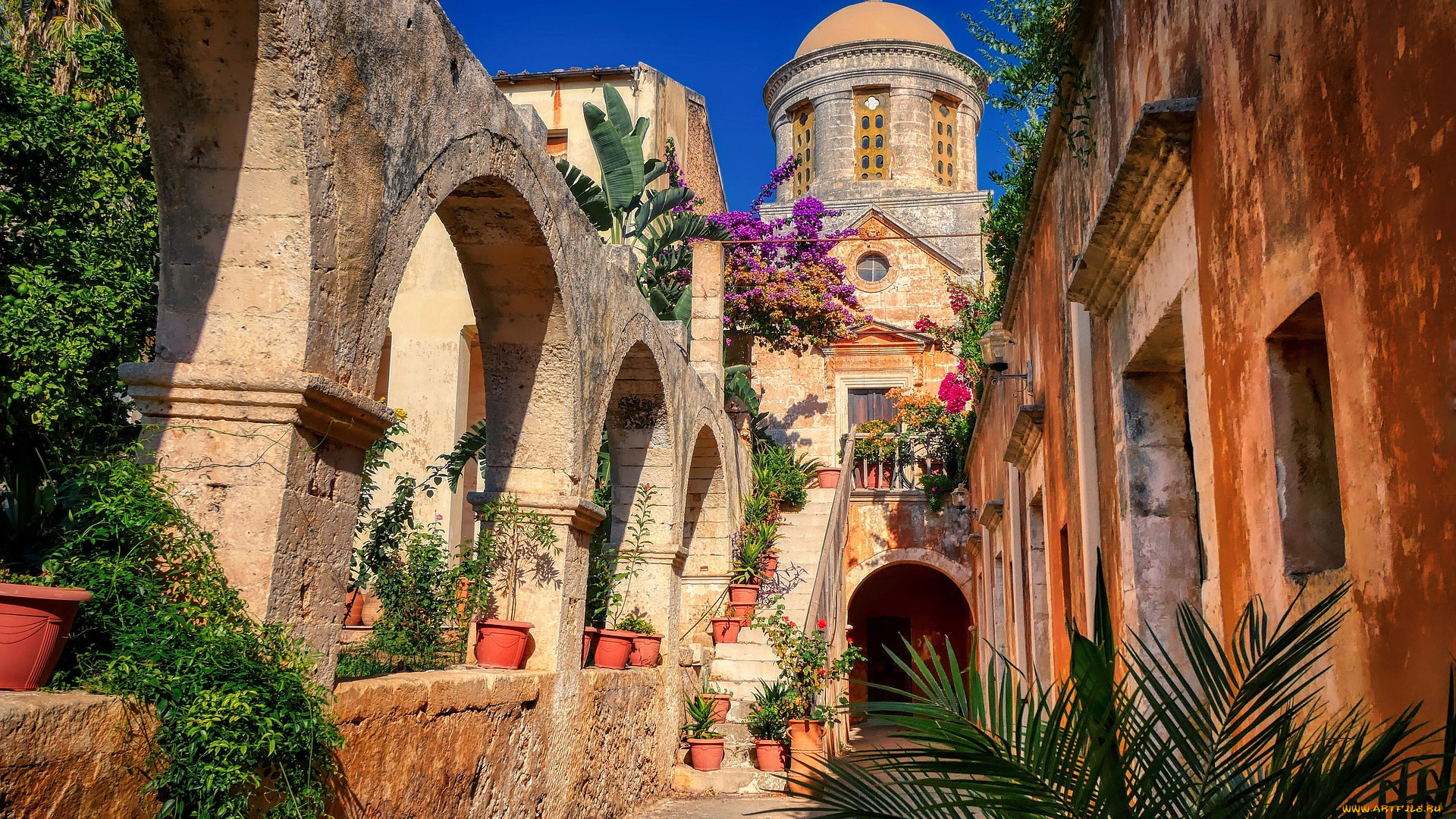 agia, triada, monastery, greece, города, -, православные, церкви, , монастыри, agia, triada, monastery