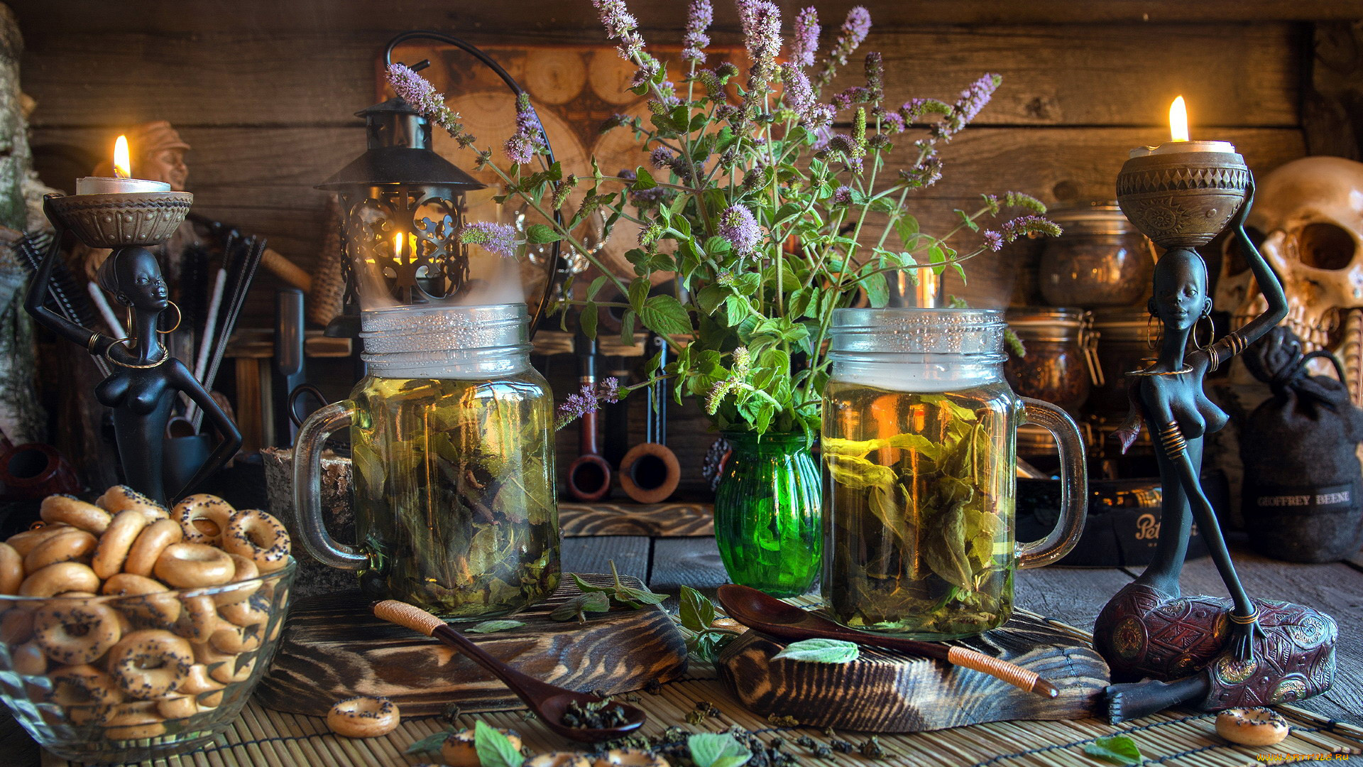 еда, напитки, , чай, чай, мятный