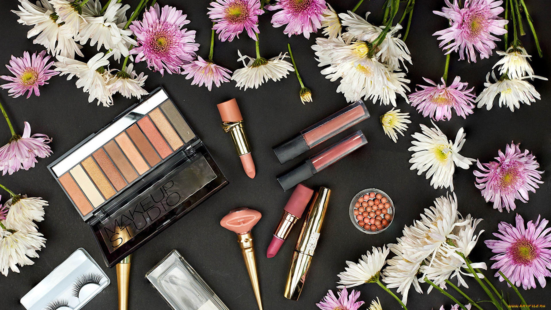 разное, косметические, средства, , духи, хризантемы, косметика, тени, помада