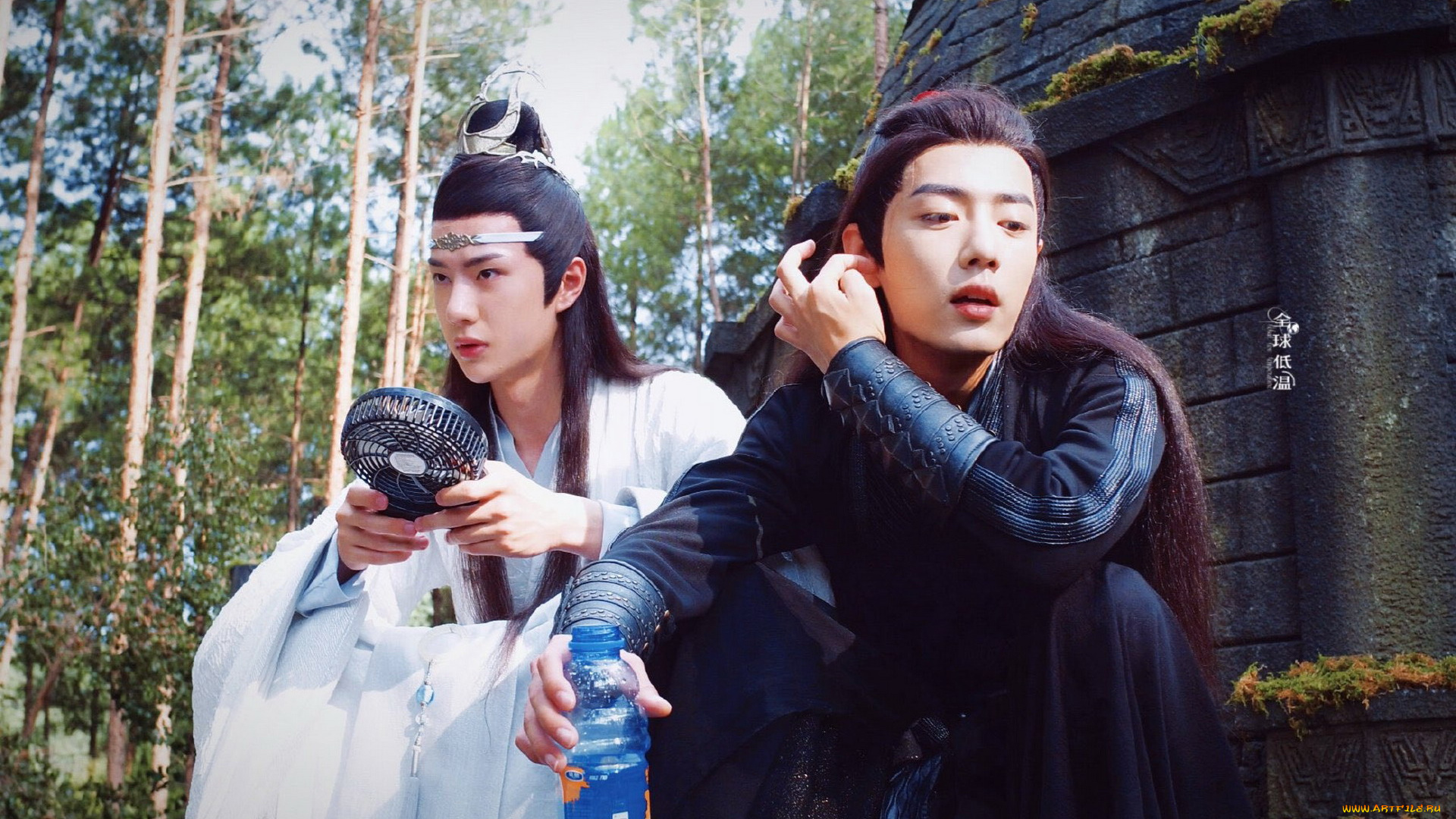 разное, знаменитости, ван, ибо, сяо, чжан, съемки, вентилятор, костюмы