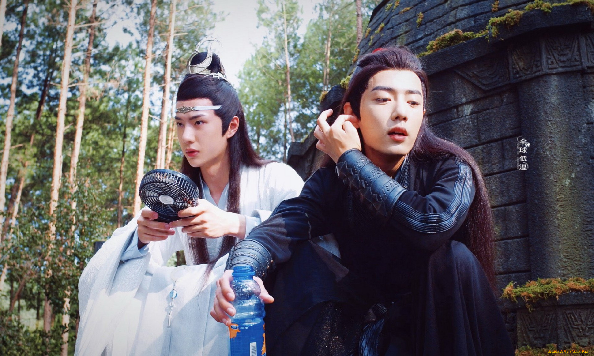 разное, знаменитости, ван, ибо, сяо, чжан, съемки, вентилятор, костюмы