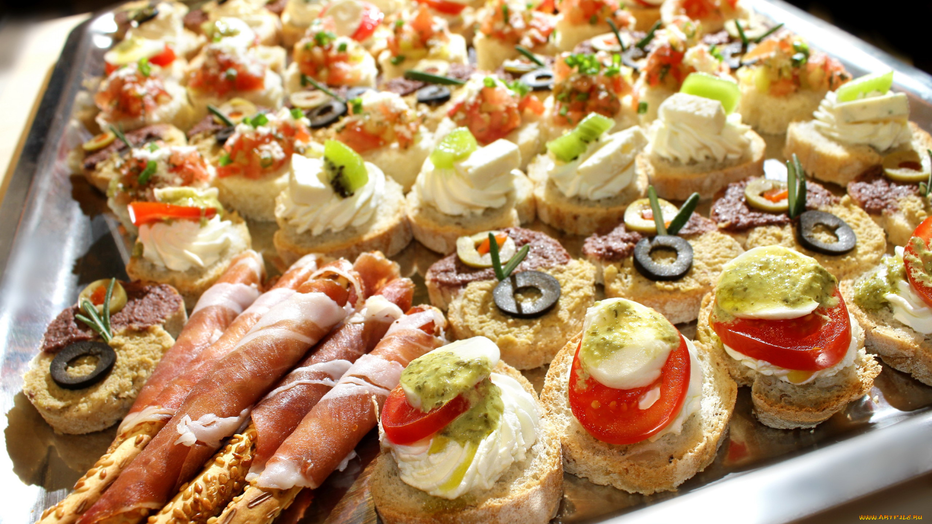 еда, бутерброды, , гамбургеры, , канапе, канапе, ассорти