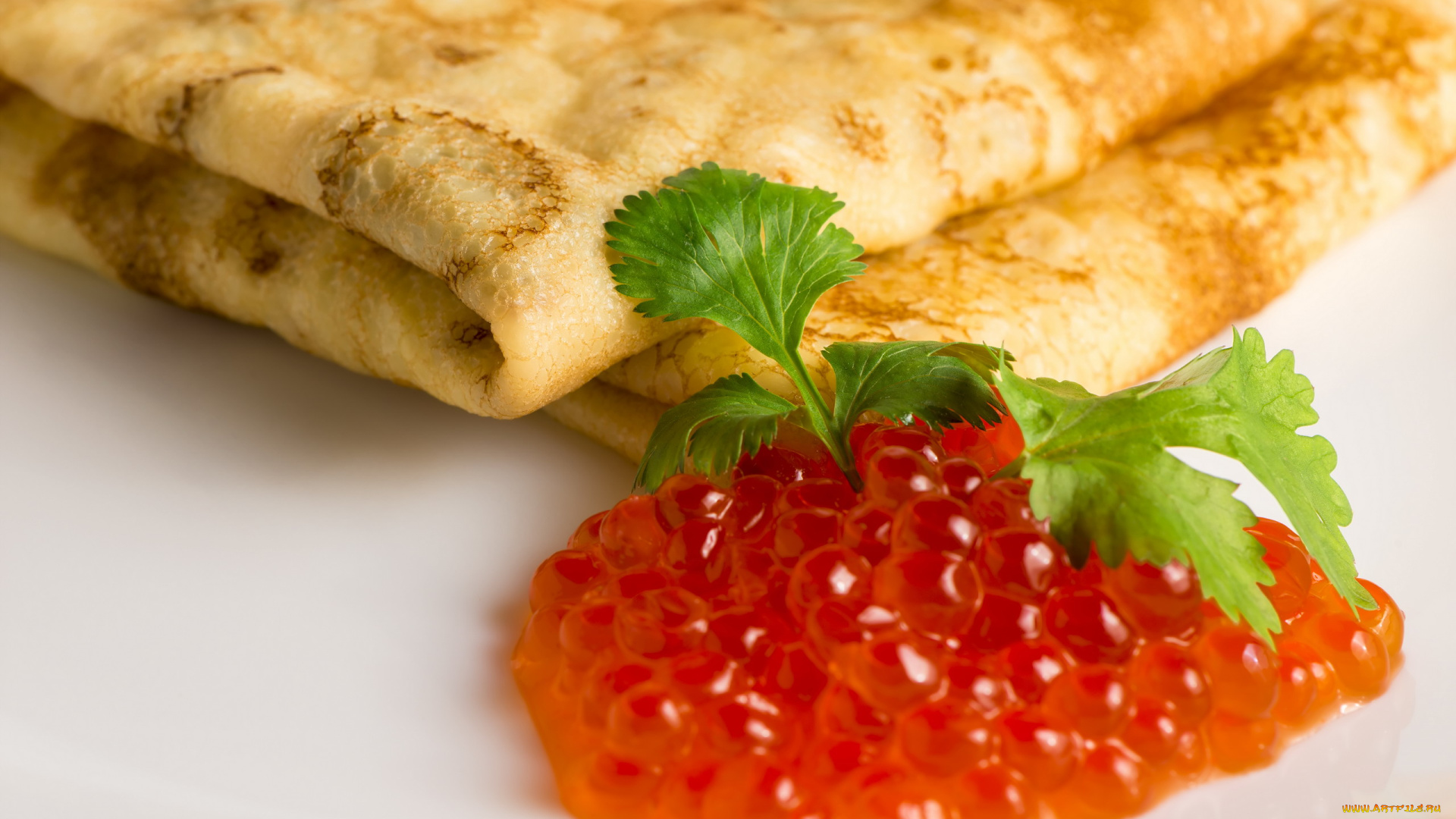 еда, икра, блины, красная, деликатес