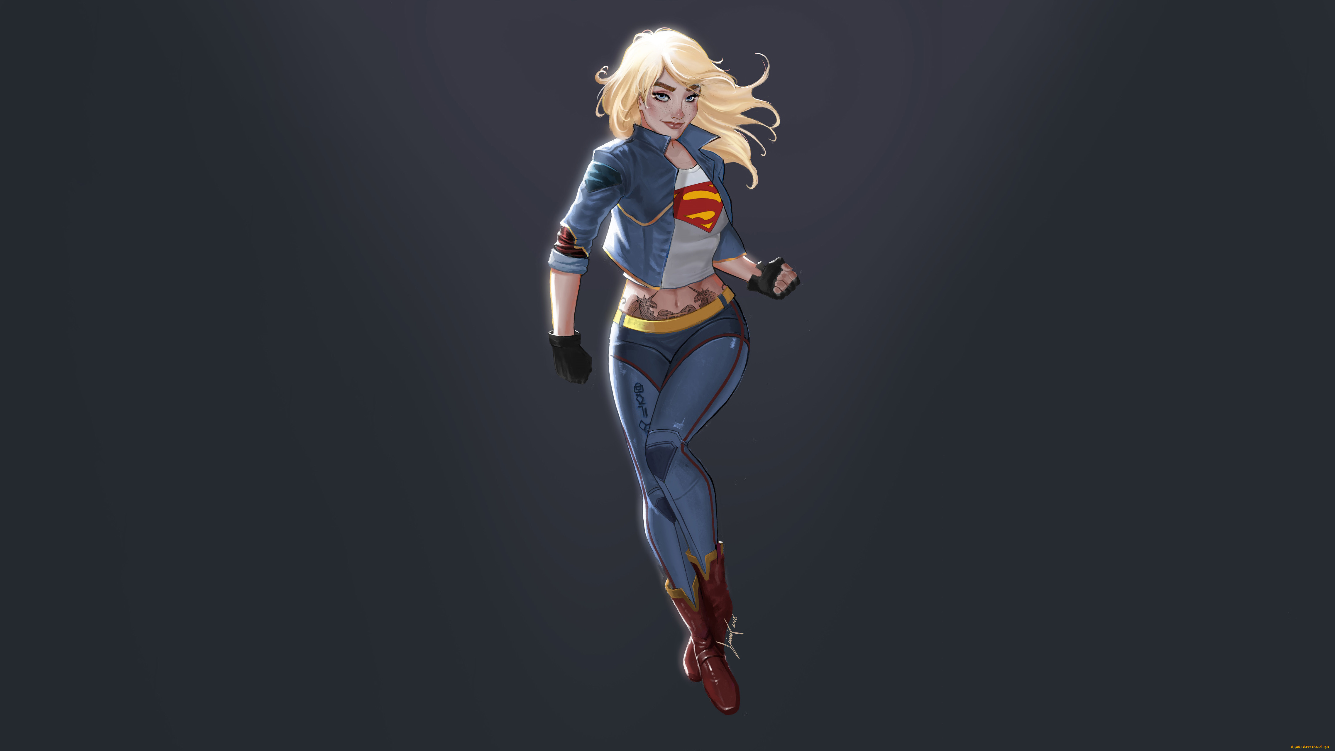 рисованное, комиксы, supergirl