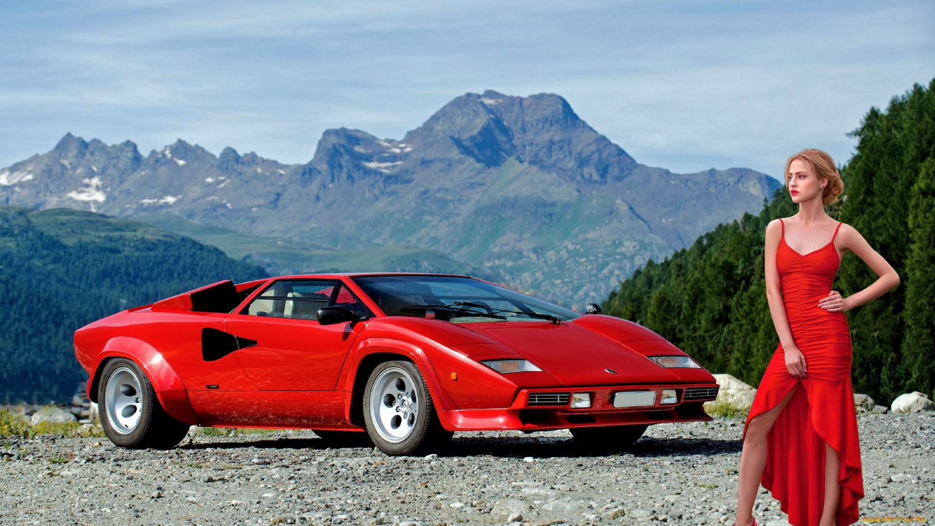 автомобили, -авто, с, девушками, lamborghini