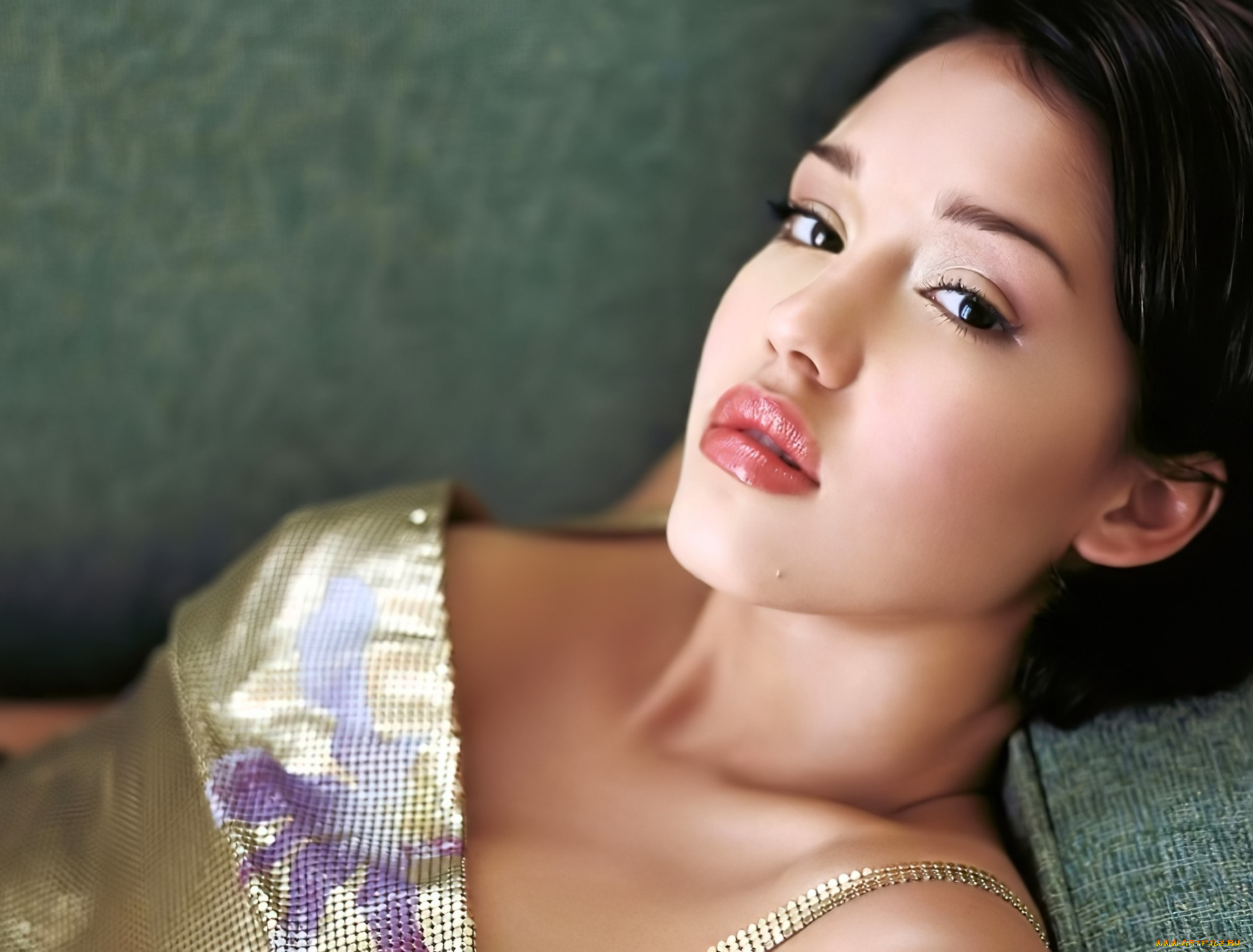 девушки, jessica, alba, актриса, брюнетка, лицо