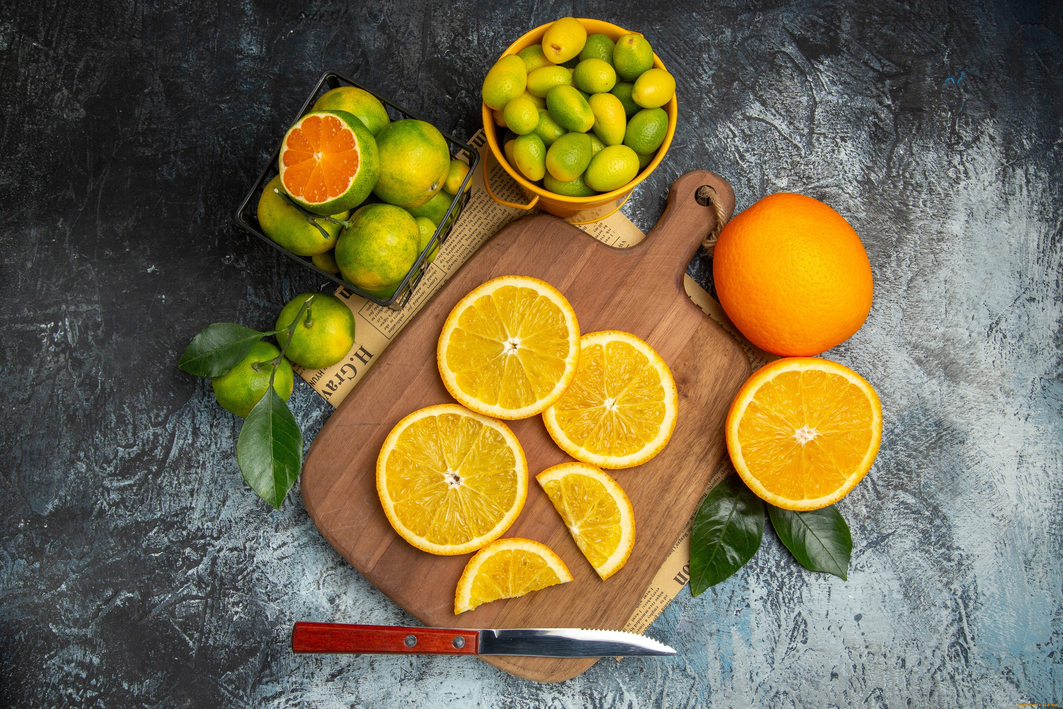 еда, цитрусы, апельсины