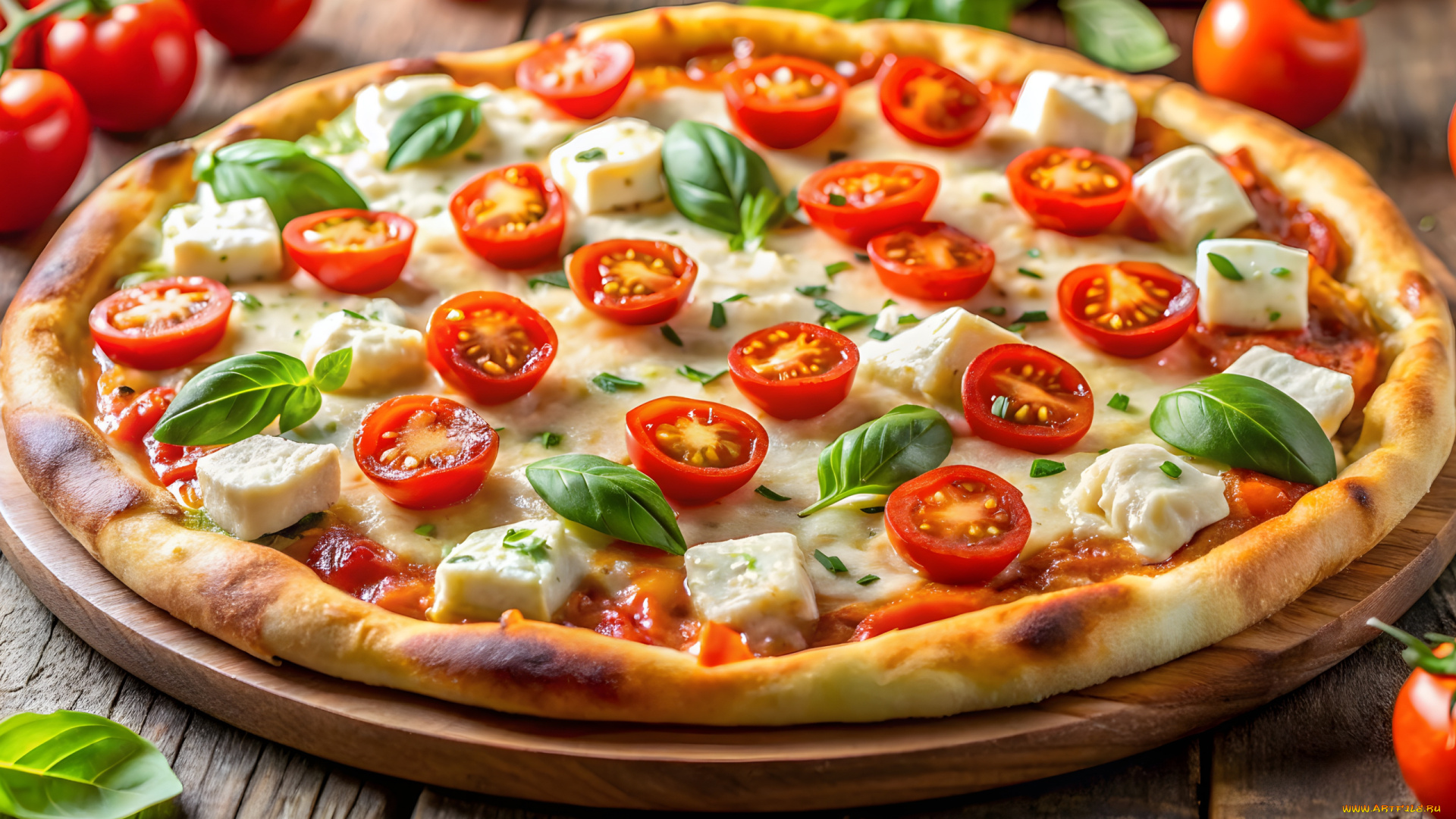 3д, графика, еда-, food, пицца