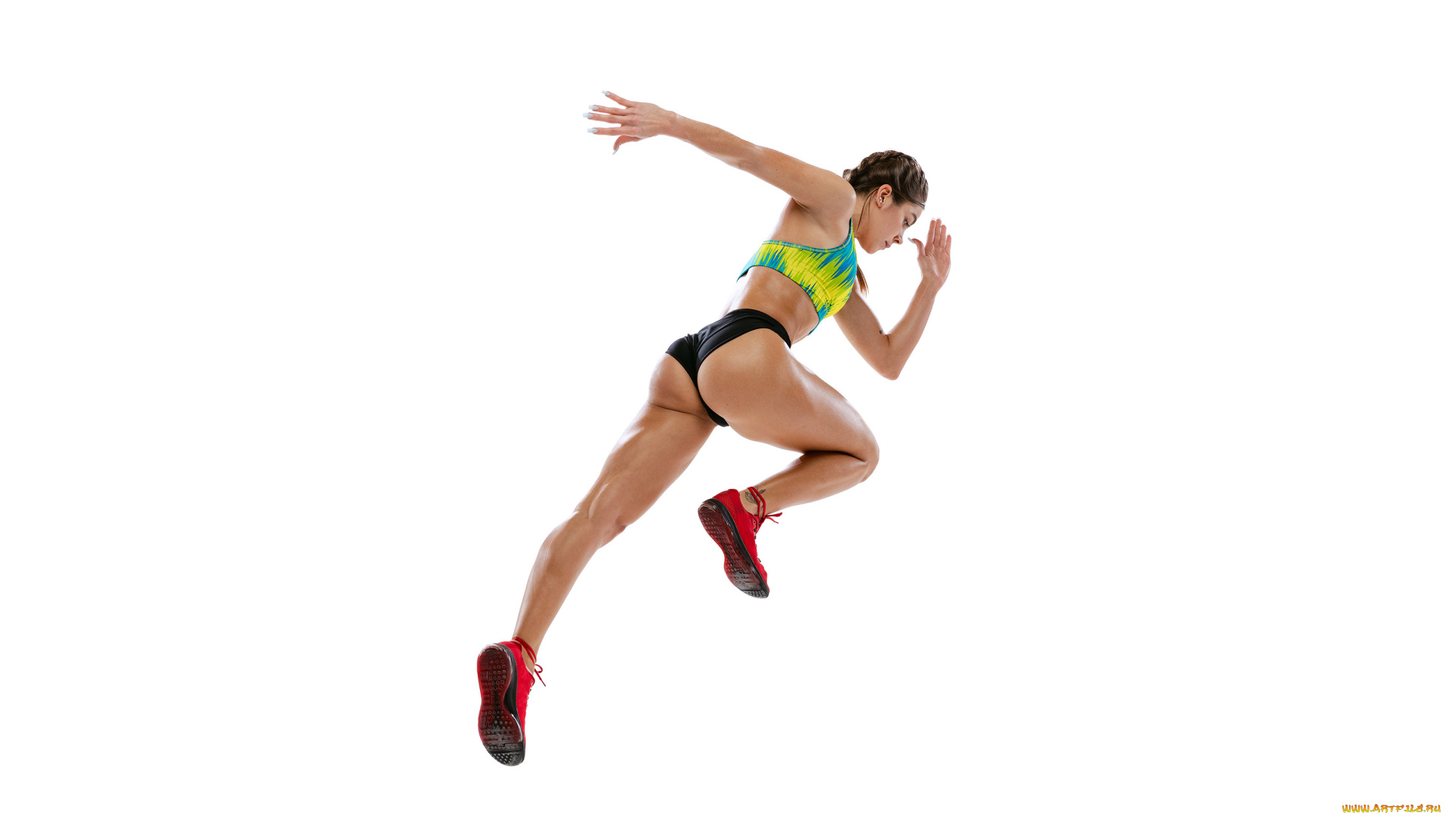 спорт, лёгкая, атлетика, красивая, девушка