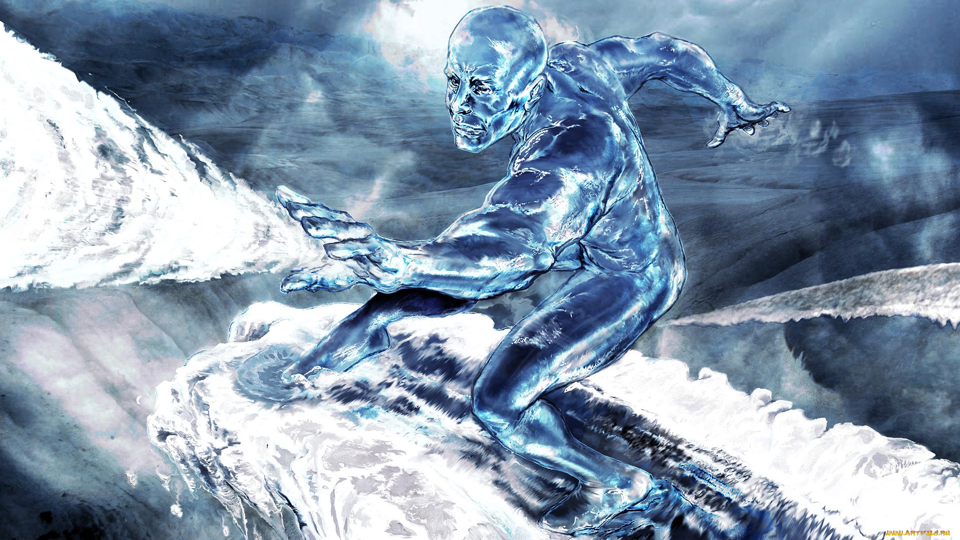 видео, игры, marvel, , ultimate, alliance, серфер, серф, море, волны