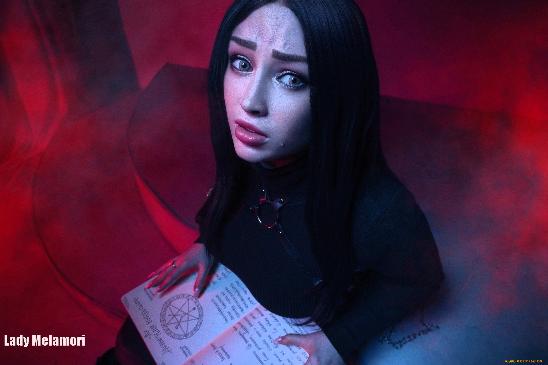 девушки, мария, давыдова, , lady, melamory, образ, косплей, наряд, слеза, книга, туман