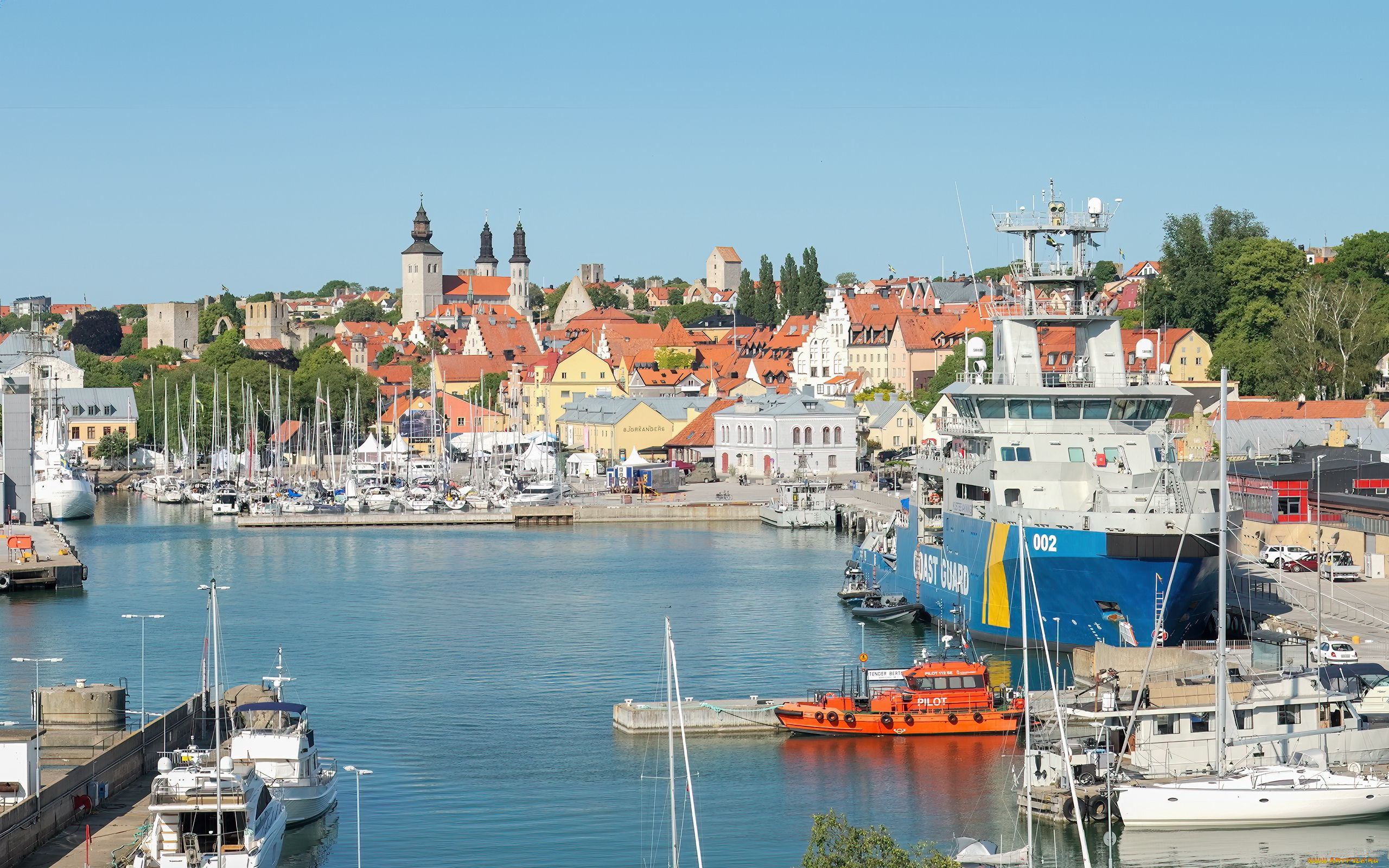 корабли, порты, , , причалы, панорама, город, порт, суда