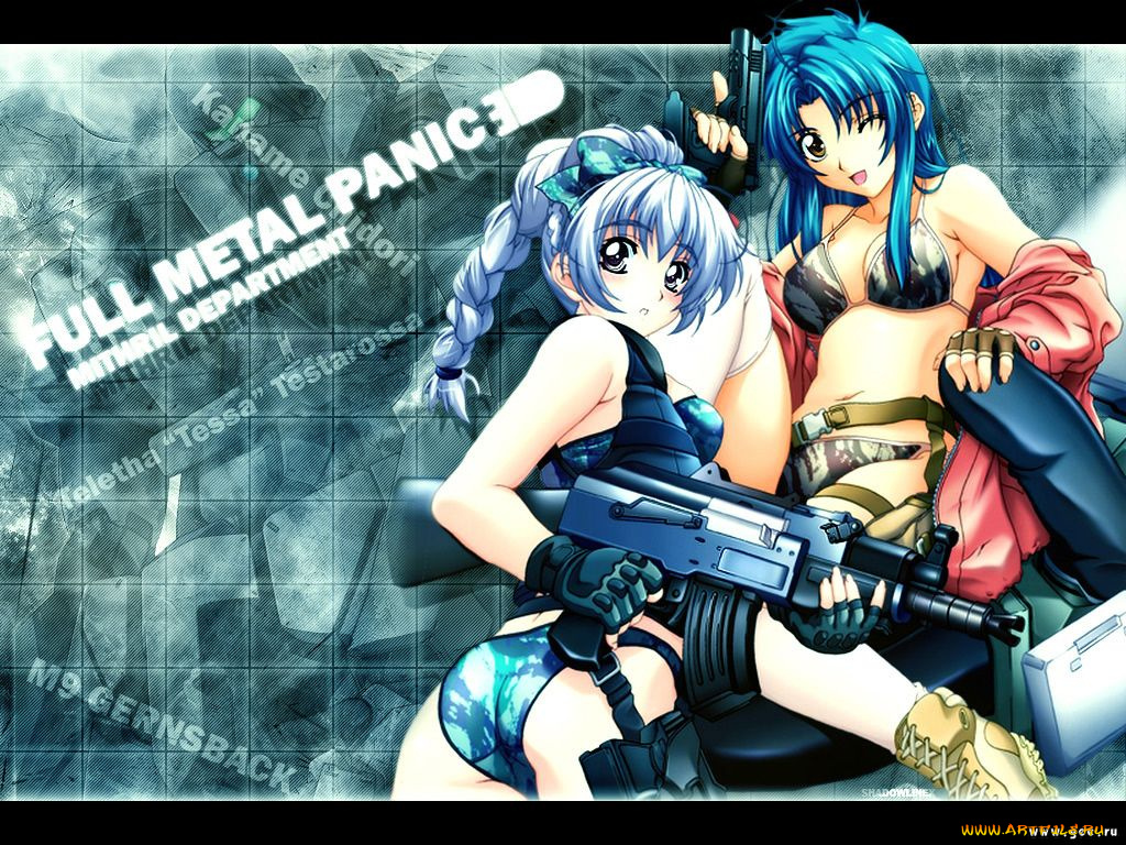 аниме, full, metal, panic