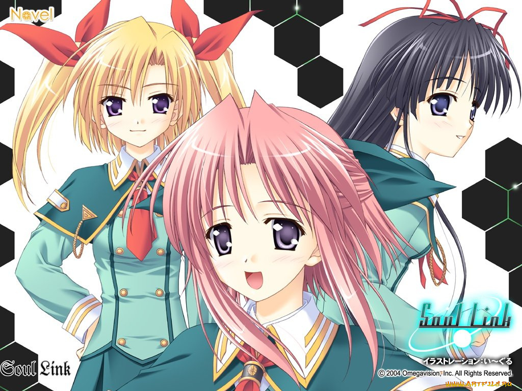 аниме, soul, link
