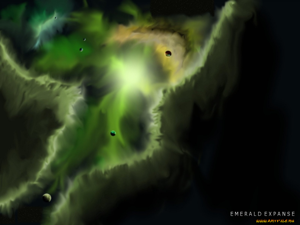 туманность, космос, арт