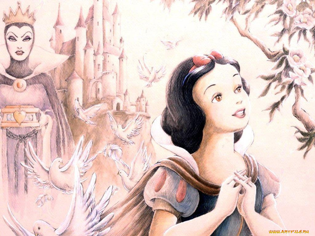 мультфильмы, snow, white, and, the, seven, dwarfs