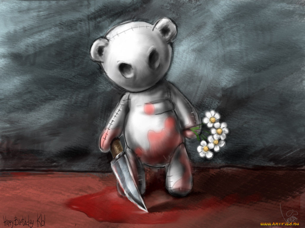 рисованные, животные