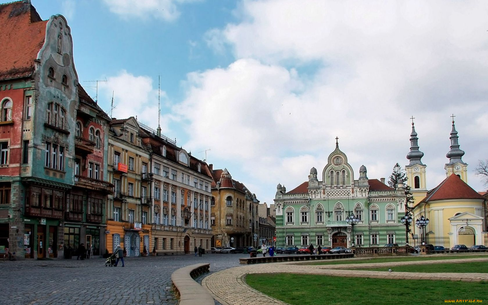 тимишоаp, румыния, города, улицы, площади, набережные