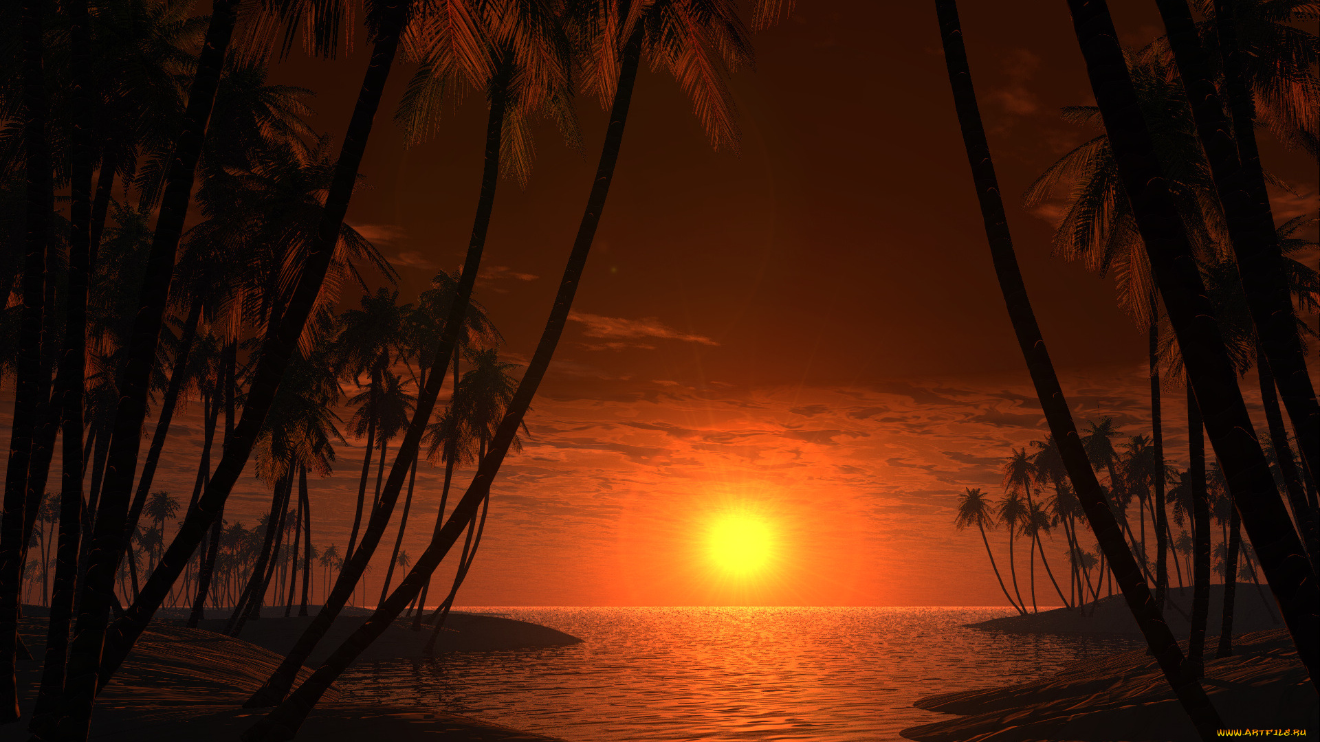 3д, графика, nature, landscape, природа