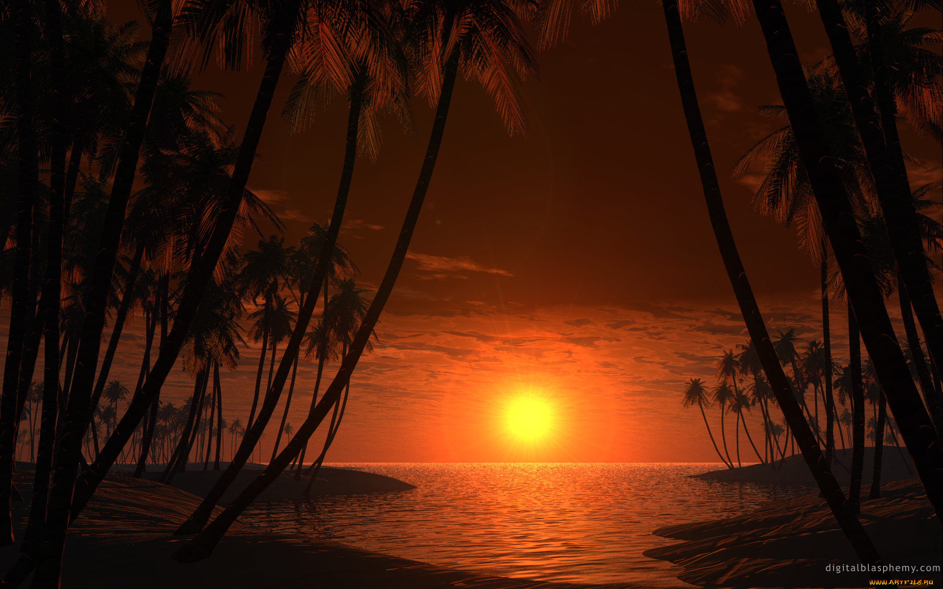 3д, графика, nature, landscape, природа