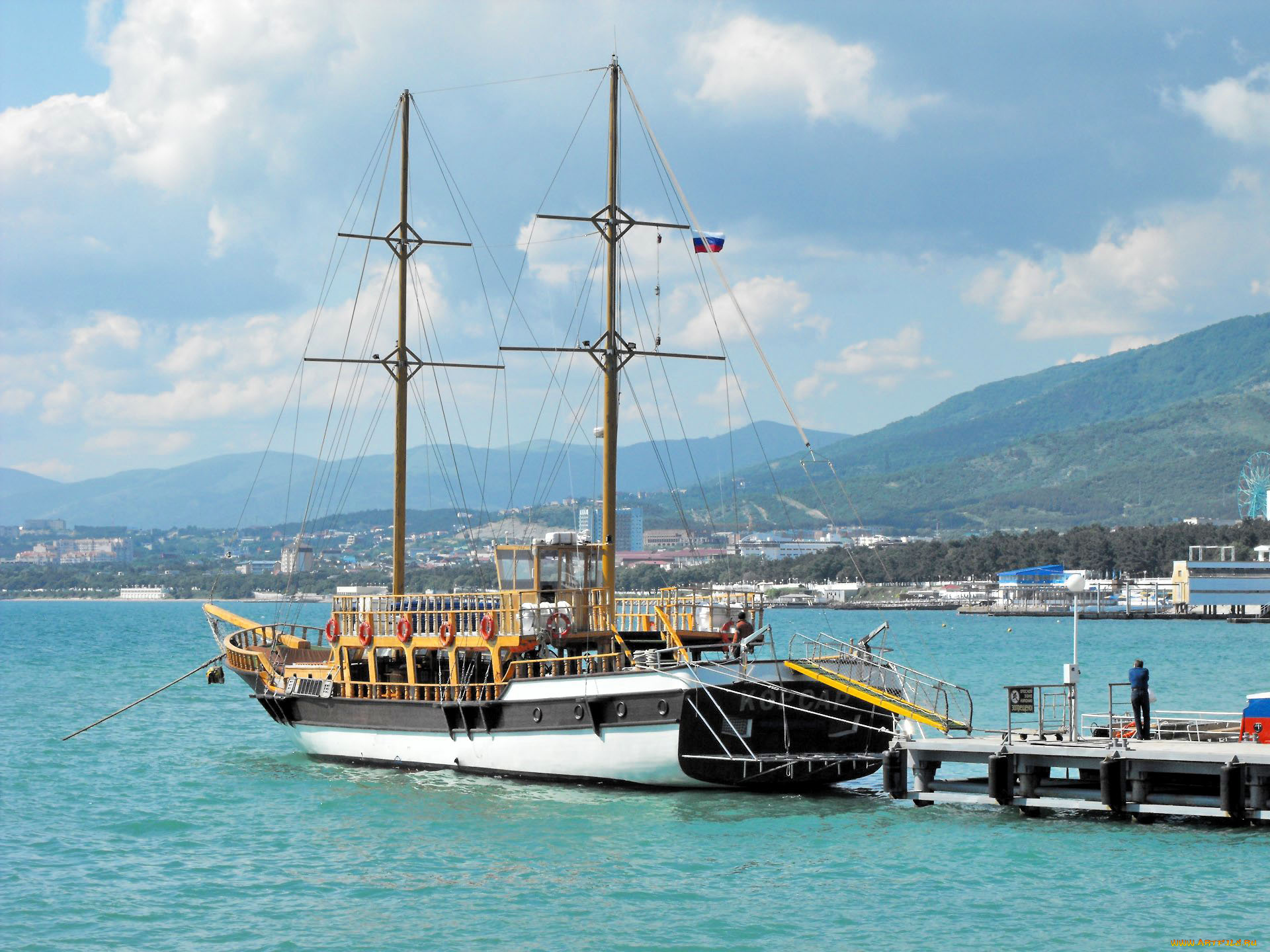 геленджик, корабли, Яхты