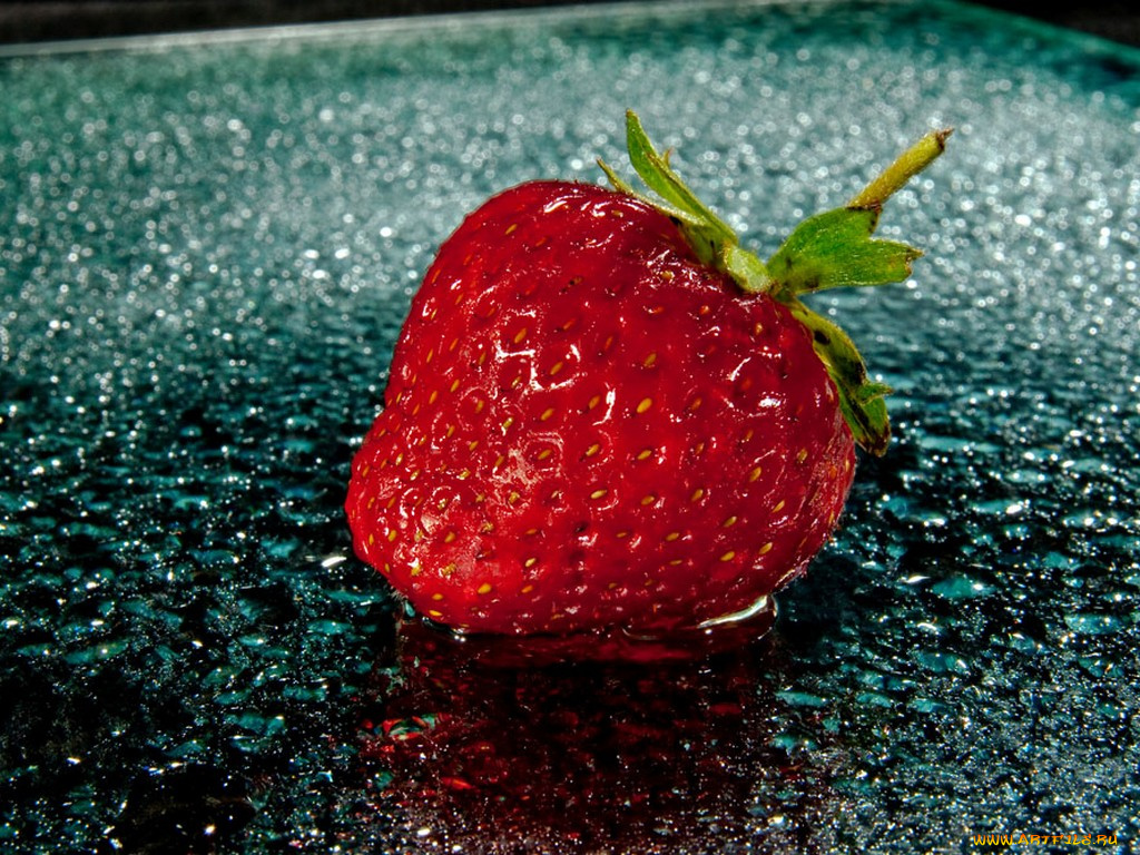 еда, клубника, земляника