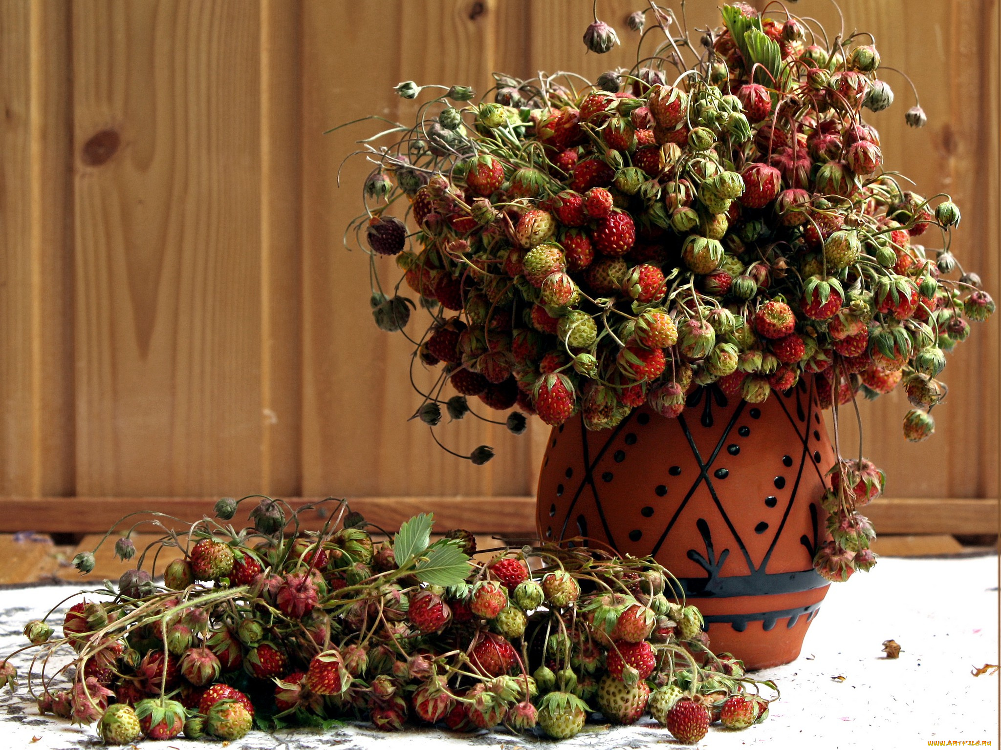 elena, ta, Ягодный, букет, еда, клубника, земляника