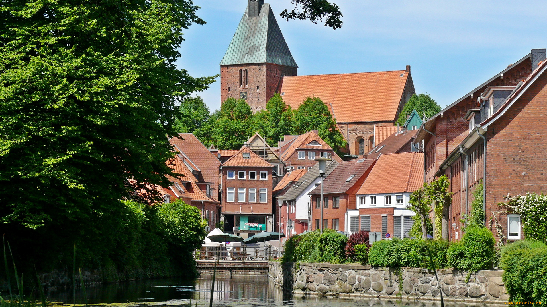 города, здания, дома, мёльн, германия