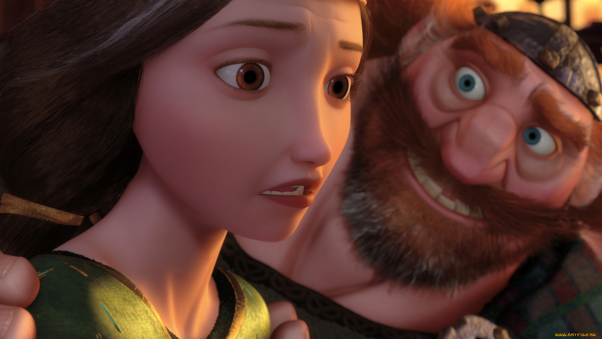 мультфильмы, brave, храбрая, сердцем