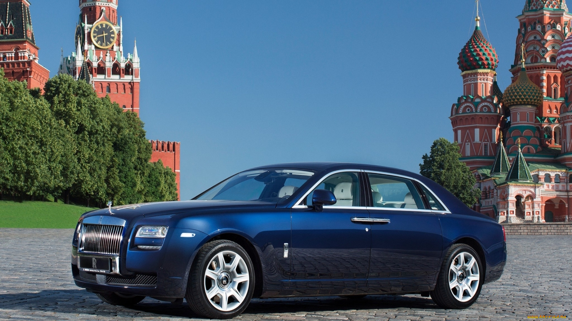 rolls, royce, ghost, автомобили, rolls-royce, москва, красная, площадь
