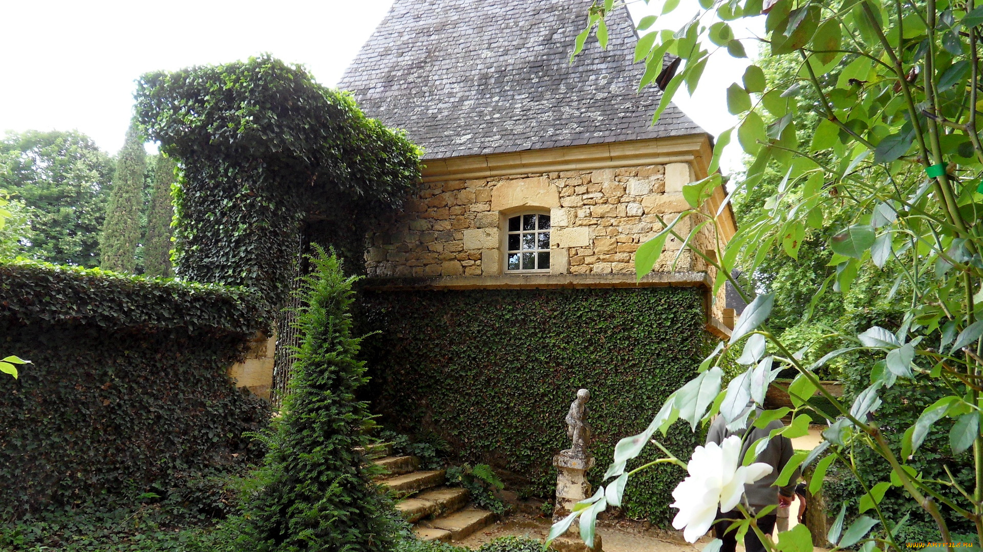 сады, eyrignac, франция, аквитания, разное, сооружения, постройки