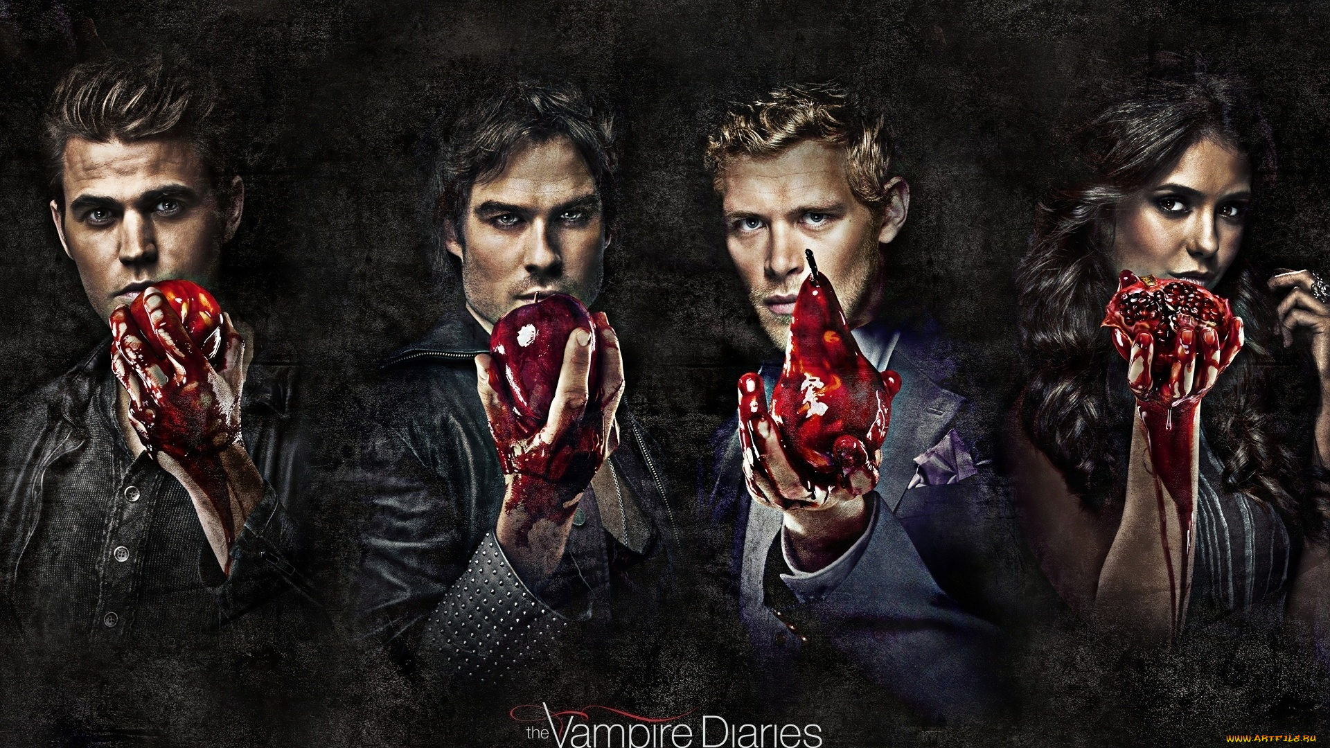 the, vampire, diaries, кино, фильмы, paul, wesley, nina, dobrev, ian, somerhalder