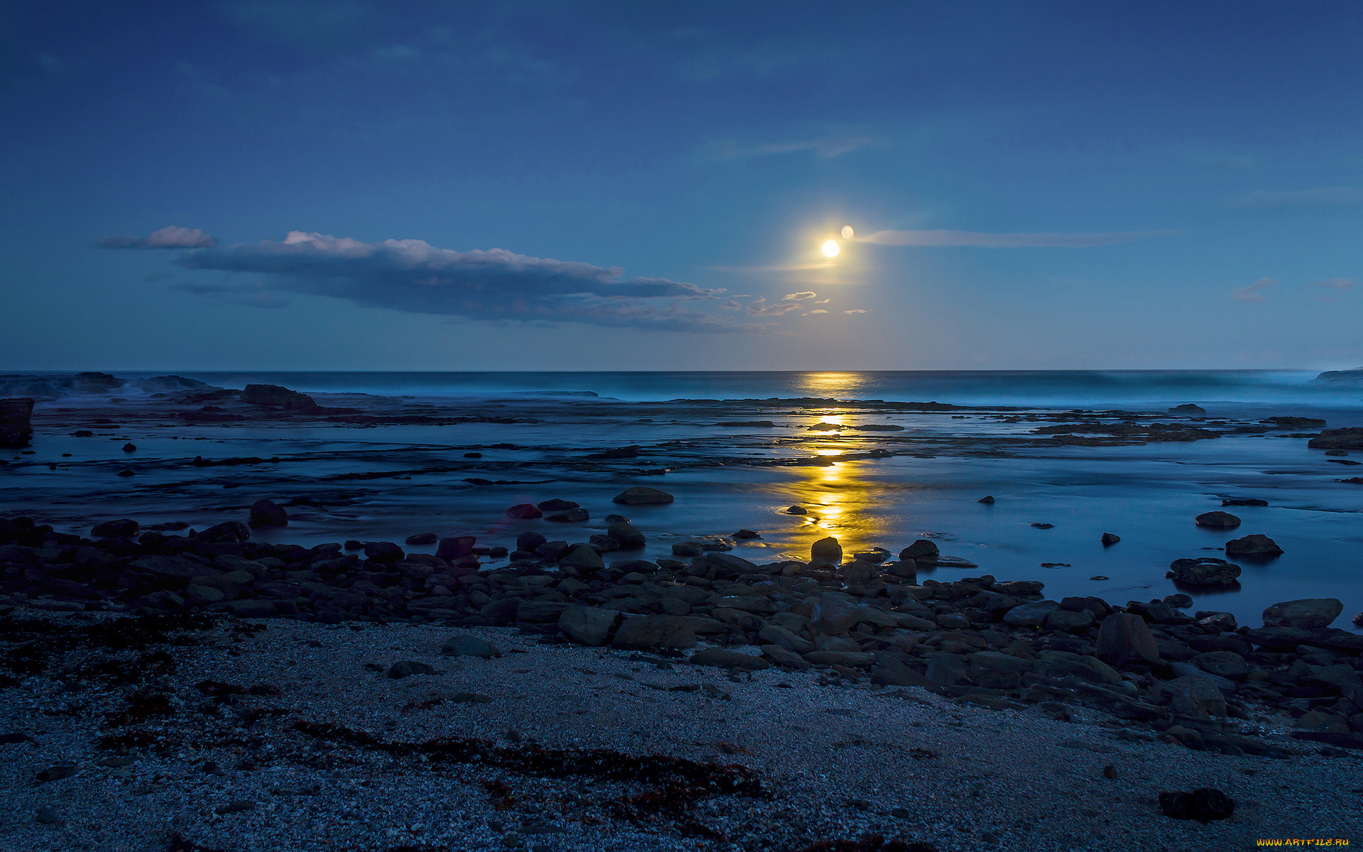 природа, восходы, закаты, море, камни, берег