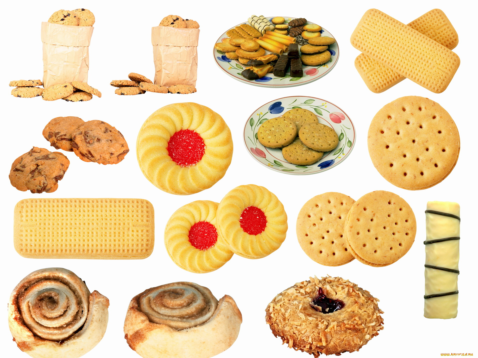 еда, пирожные, кексы, печенье, тарелки